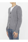 AMI PARIS-OUTLET-SALE-Cashmere cardigan-ARCHIVIST