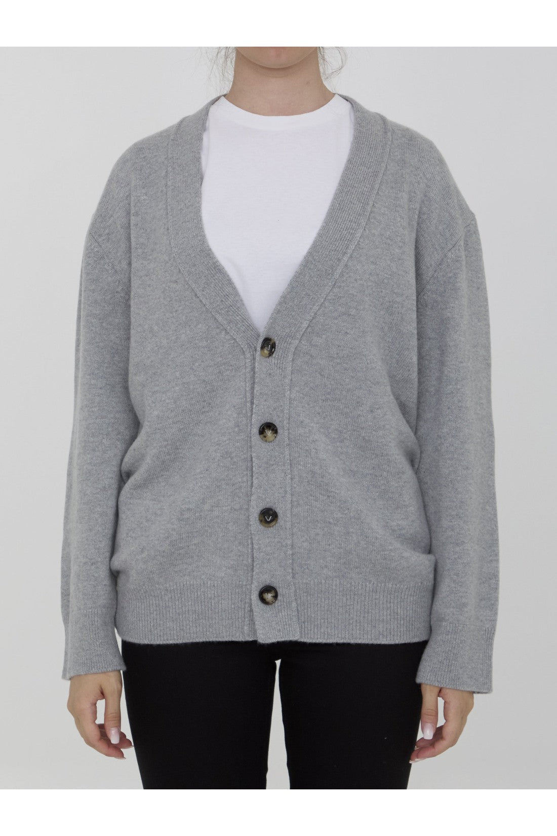 BOTTEGA VENETA-OUTLET-SALE-Cashmere cardigan-ARCHIVIST