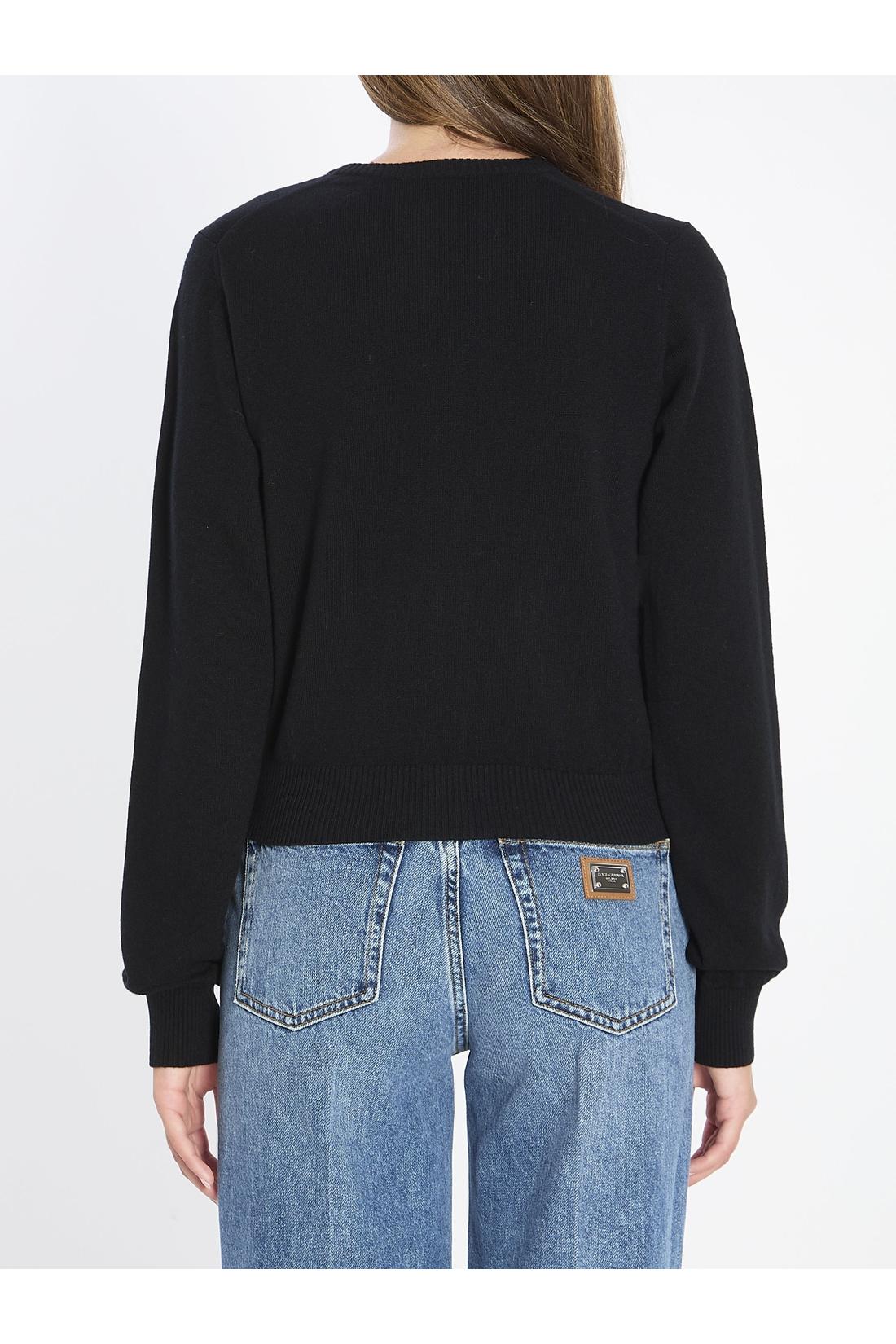 Dolce & Gabbana-OUTLET-SALE-Cashmere cardigan-ARCHIVIST