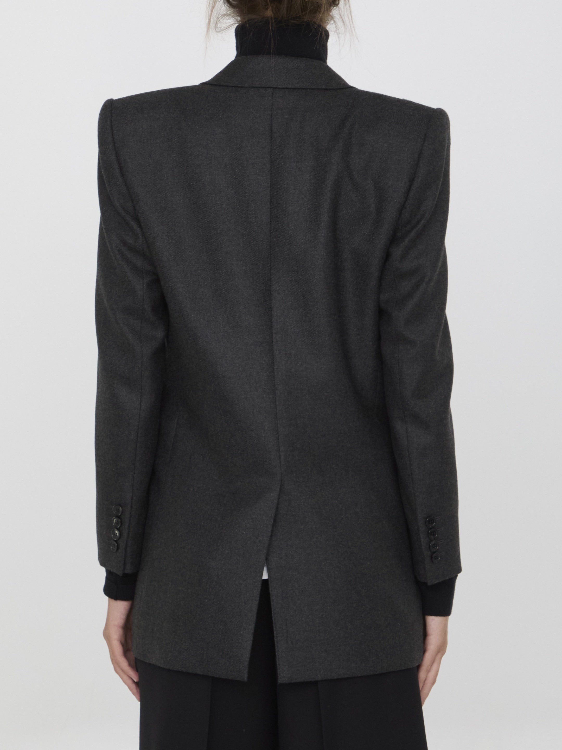 SAINT LAURENT-OUTLET-SALE-Cashmere jacket-ARCHIVIST