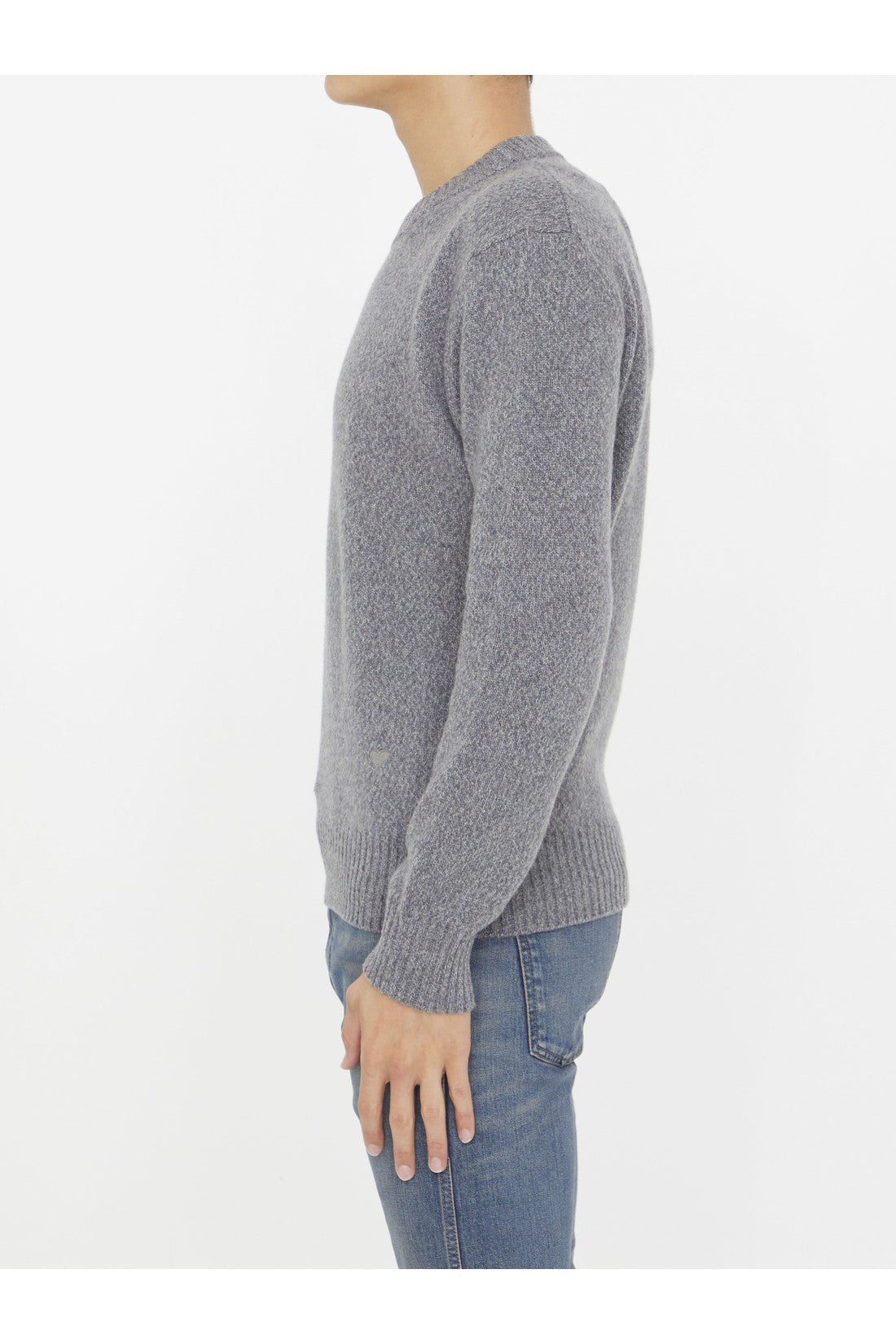 AMI PARIS-OUTLET-SALE-Cashmere jumper-ARCHIVIST