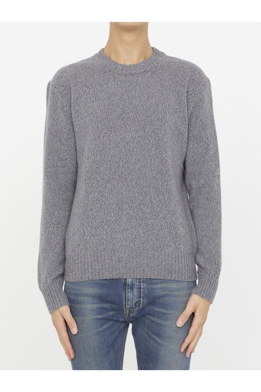 AMI PARIS-OUTLET-SALE-Cashmere jumper-ARCHIVIST