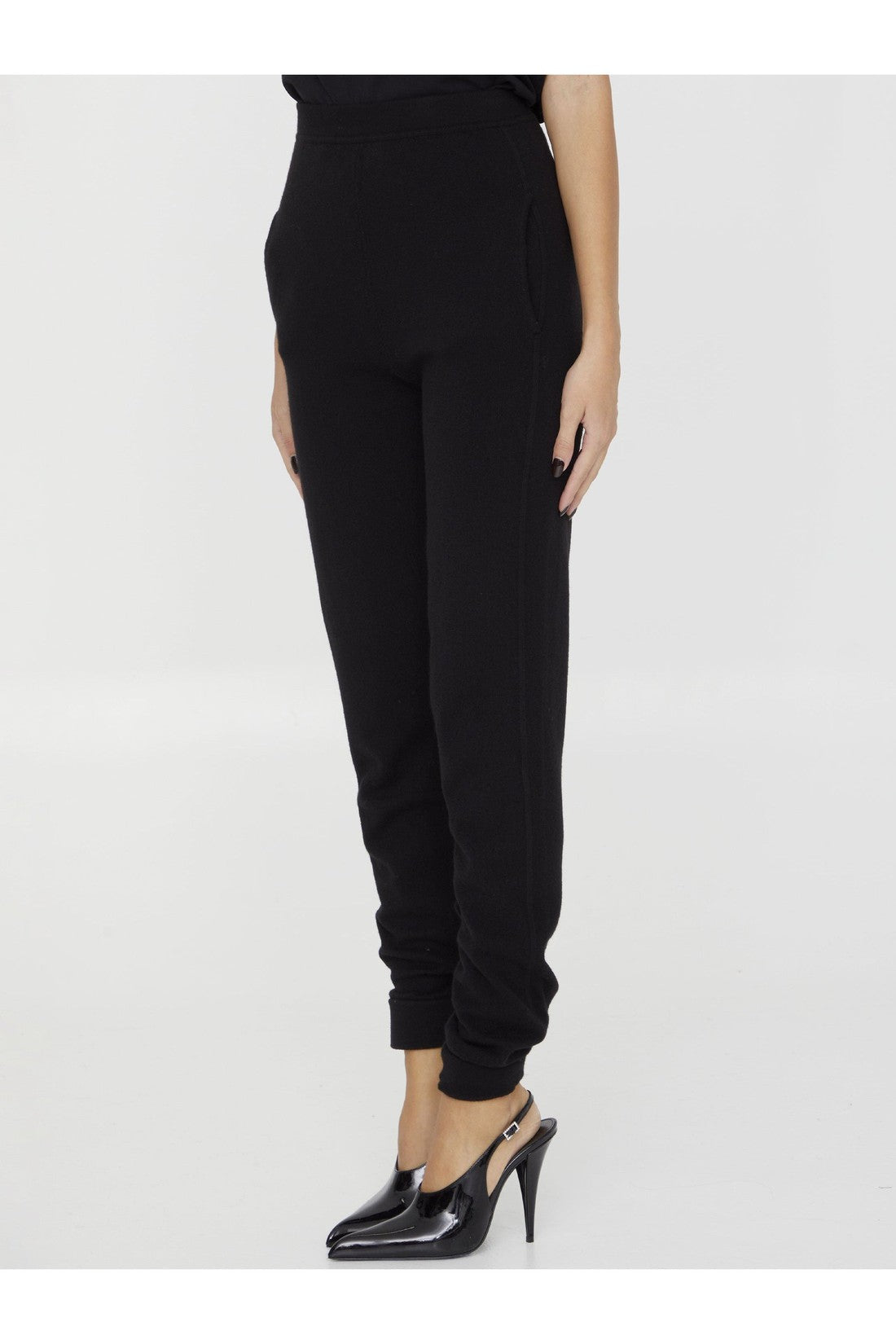 SAINT LAURENT-OUTLET-SALE-Cashmere leggings-ARCHIVIST