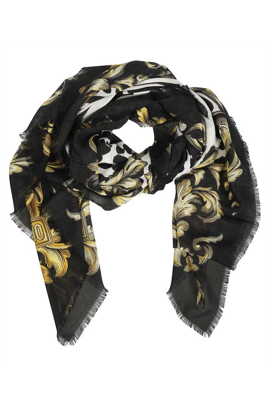 Moschino-OUTLET-SALE-Cashmere-silk blend scarf-ARCHIVIST