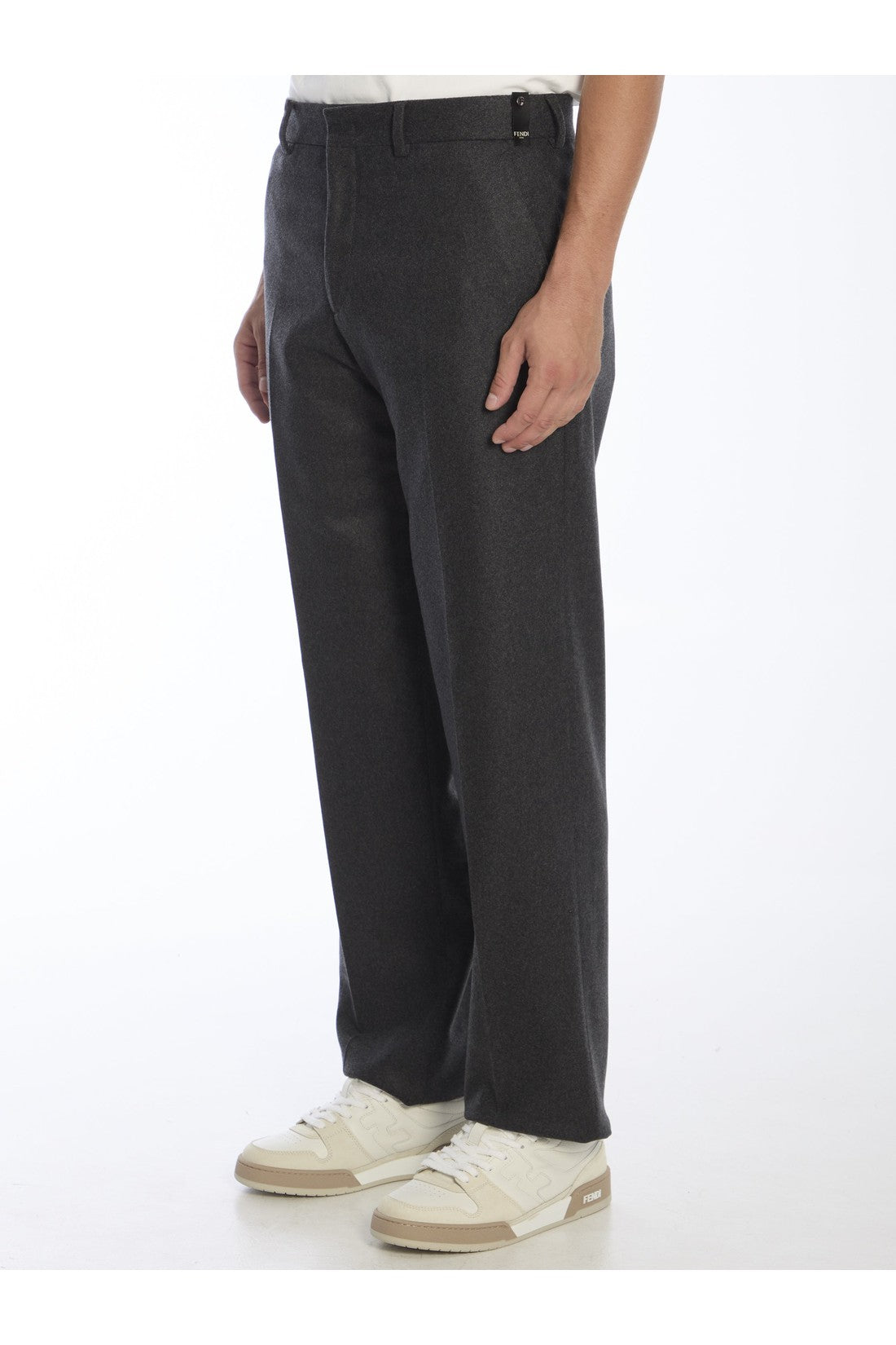 FENDI-OUTLET-SALE-Cashmere trousers-ARCHIVIST