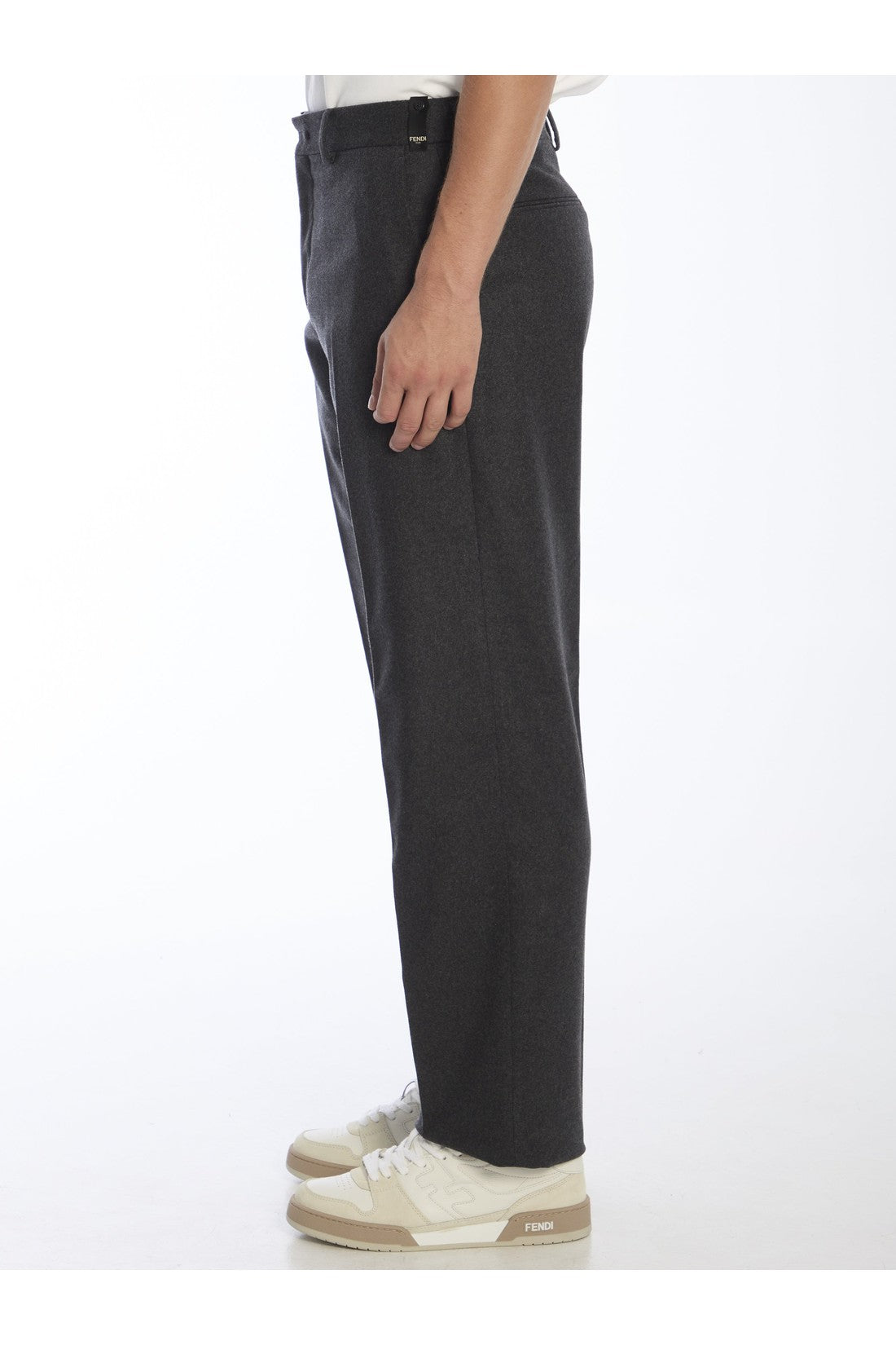 FENDI-OUTLET-SALE-Cashmere trousers-ARCHIVIST