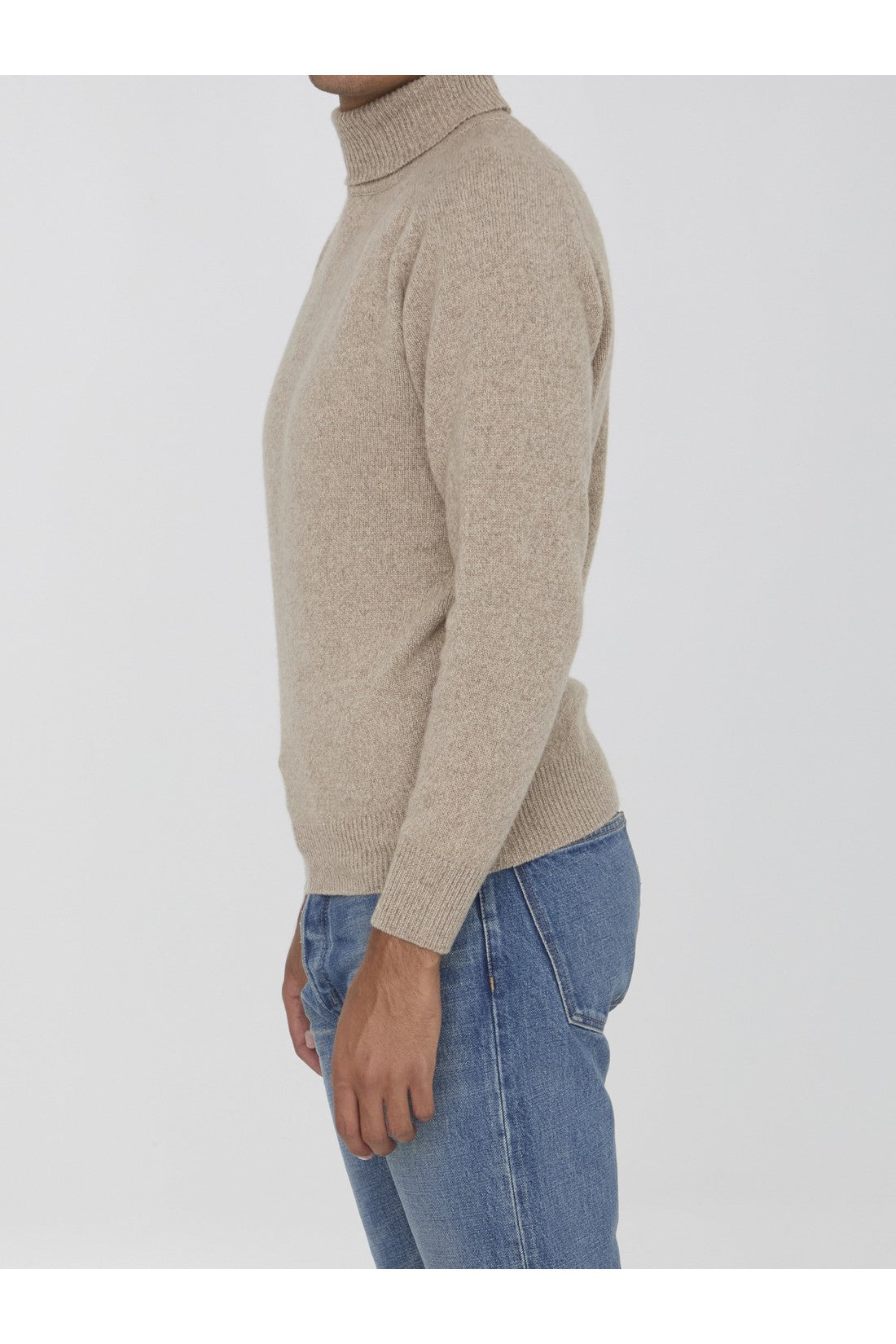 LARDINI-OUTLET-SALE-Cashmere turtleneck sweater-ARCHIVIST