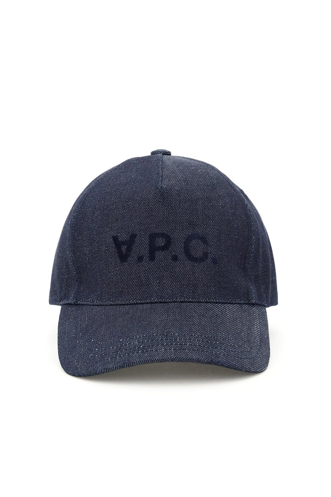 A.P.C.-OUTLET-SALE-Casquette Eden VPC Logo Denim Baseball Cap-ARCHIVIST