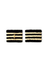 Saint Laurent-OUTLET-SALE-Cassandre YSL Logo Cuffs-ARCHIVIST