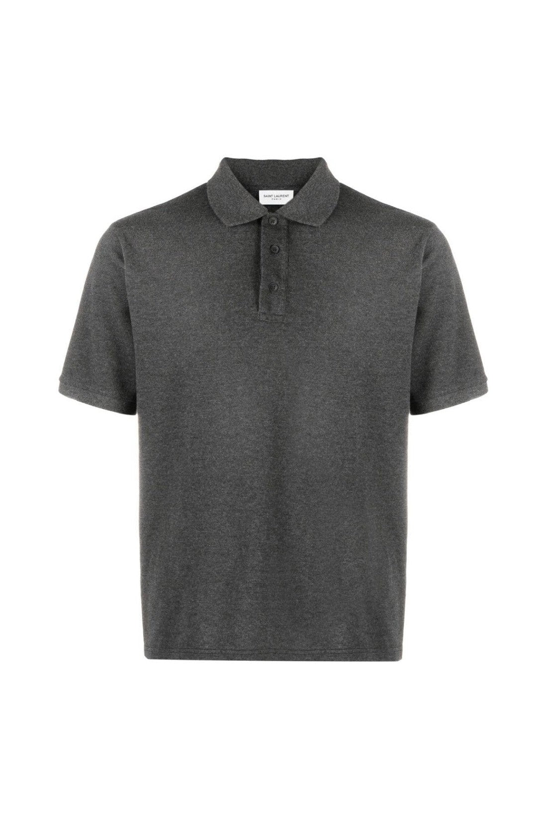 Saint Laurent-OUTLET-SALE-Cassandre YSL Logo Polo Shirt-ARCHIVIST