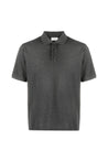 Saint Laurent-OUTLET-SALE-Cassandre YSL Logo Polo Shirt-ARCHIVIST