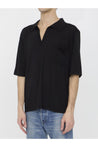 SAINT LAURENT-OUTLET-SALE-Cassandre polo shirt-ARCHIVIST