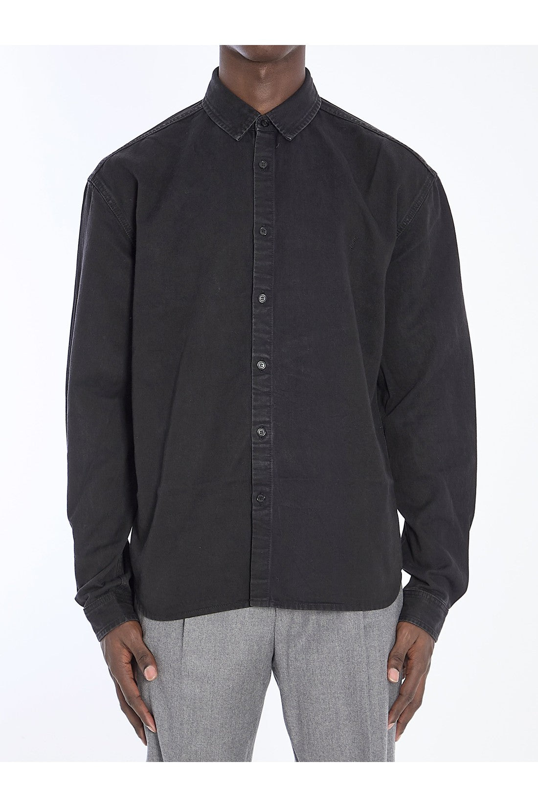 SAINT LAURENT-OUTLET-SALE-Cassandre shirt-ARCHIVIST