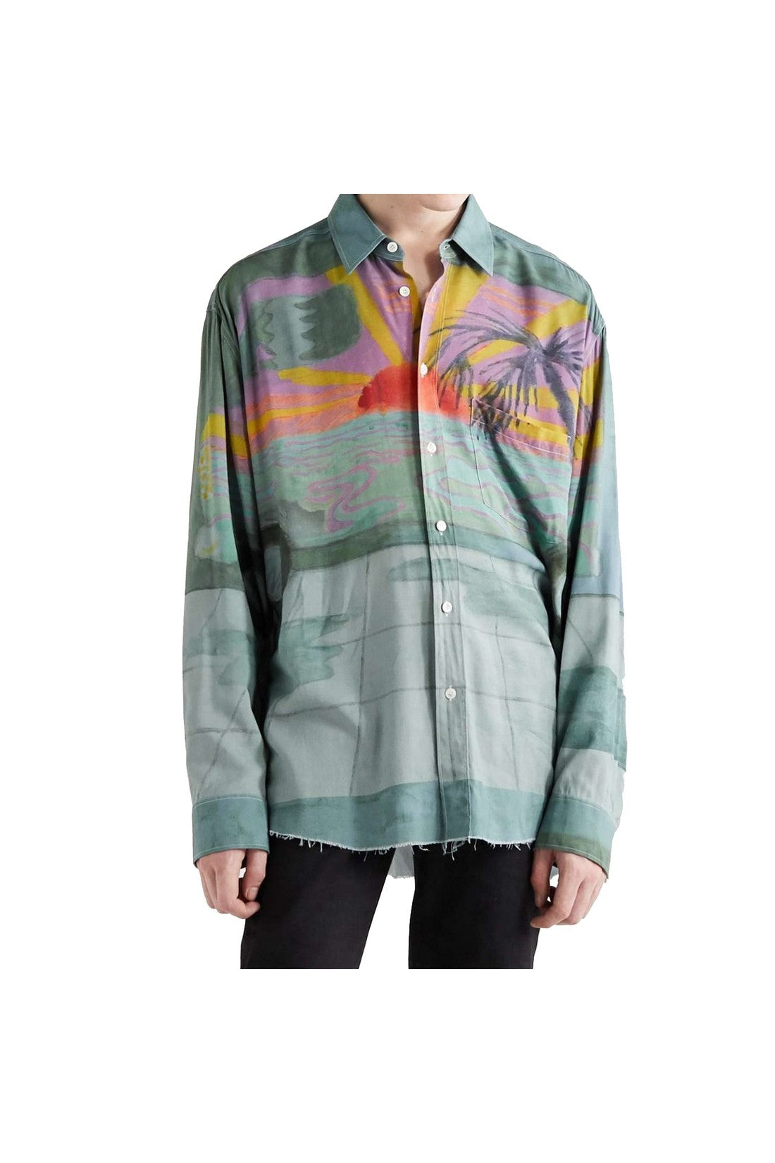 CELINE-OUTLET-SALE-Celine Printed Shirt-ARCHIVIST