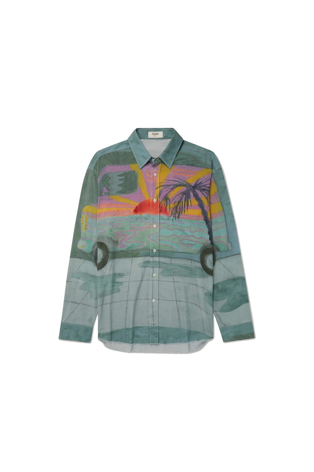 CELINE-OUTLET-SALE-Celine Printed Shirt-ARCHIVIST