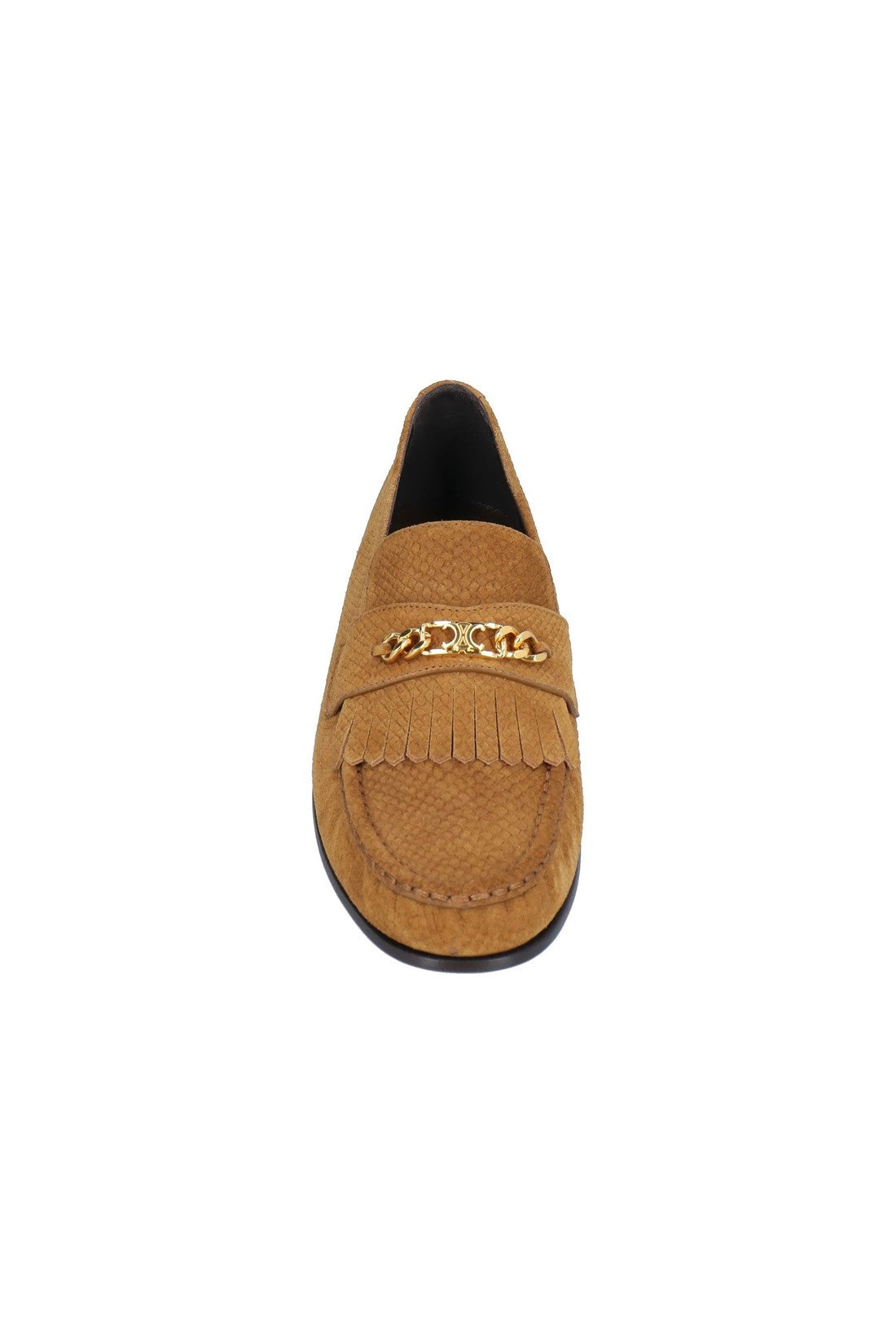 CELINE-OUTLET-SALE-Celine Triomphe Fringes Loafers-ARCHIVIST