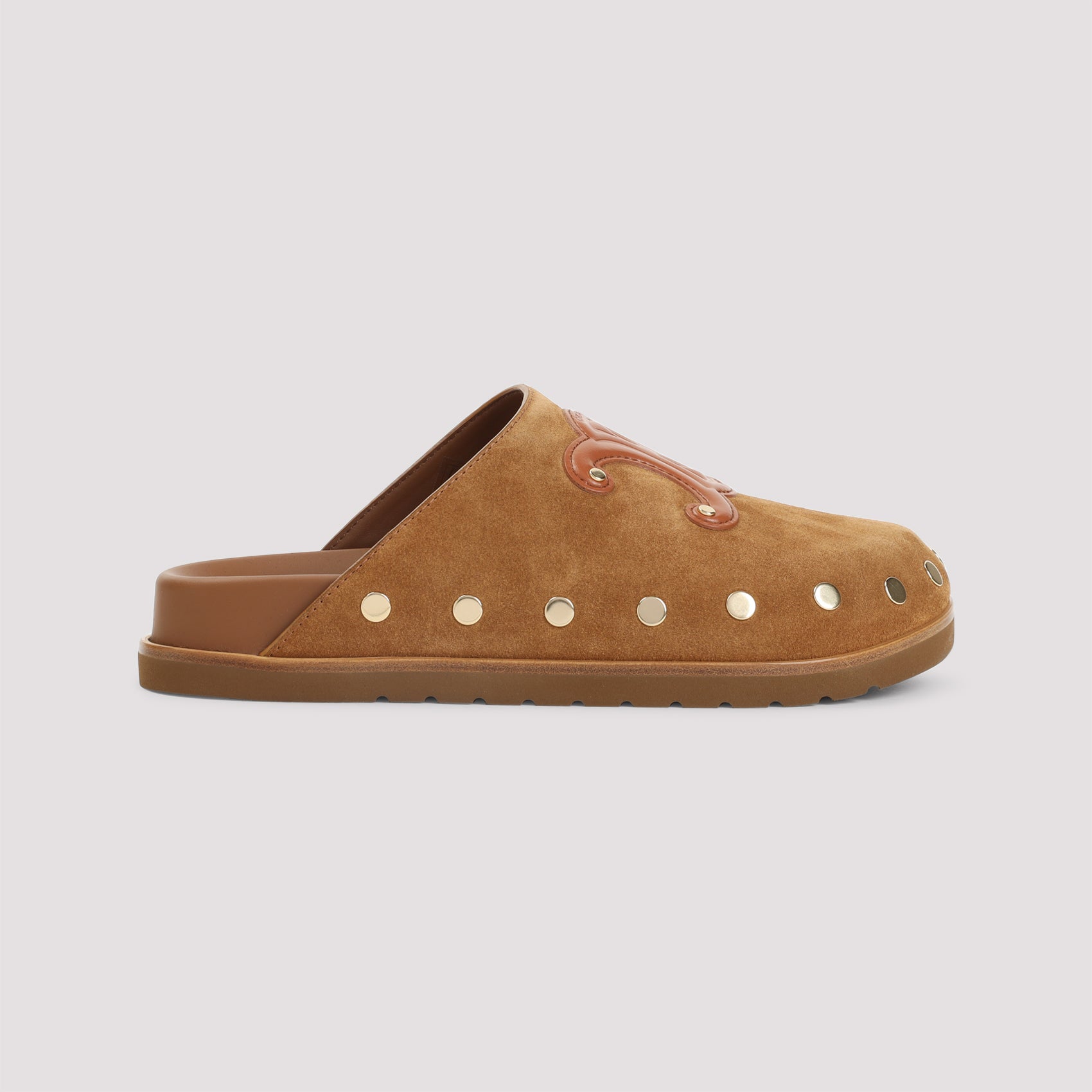 Céline-OUTLET-SALE-Celine Triomphe Wedge Mules-ARCHIVIST