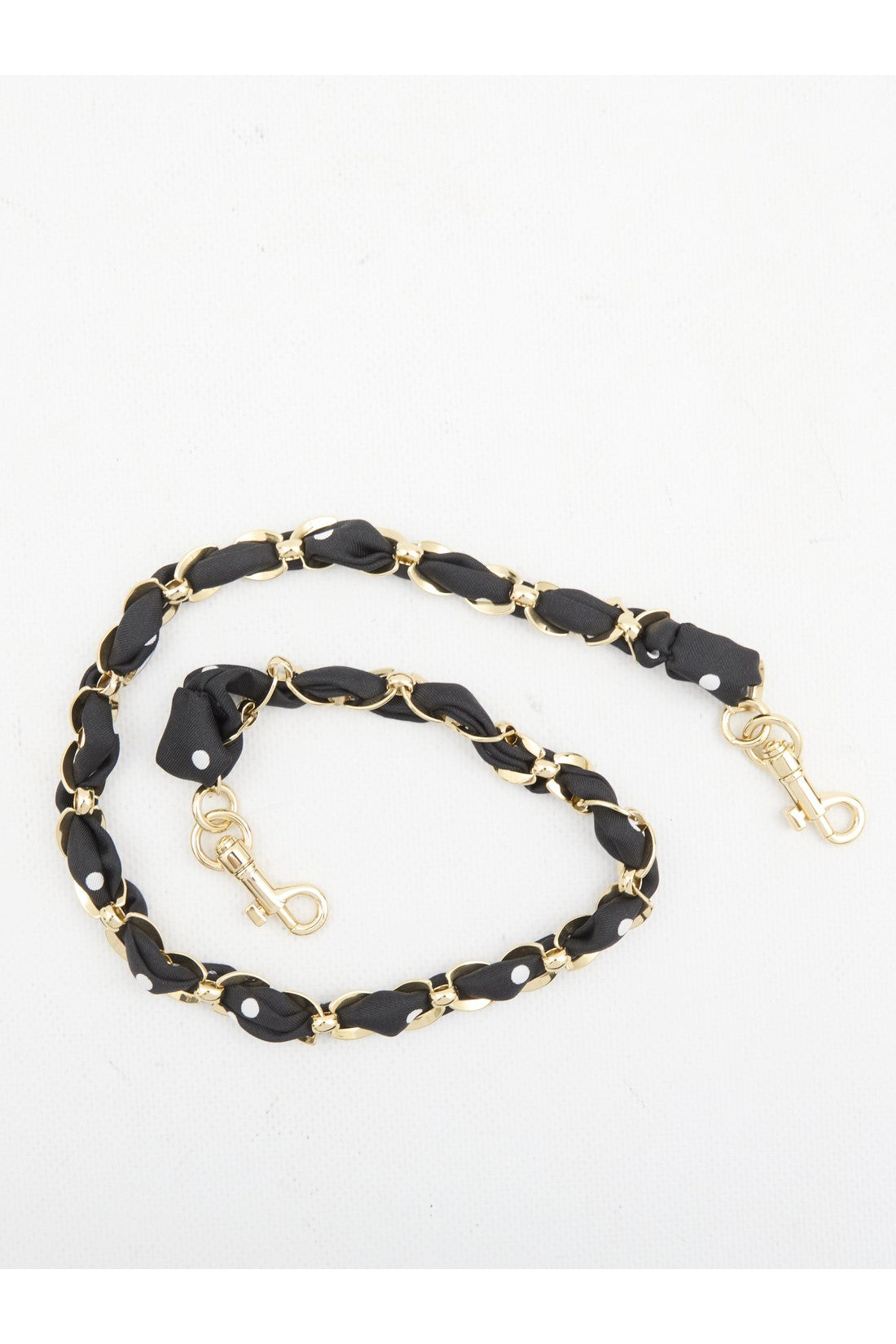 DOLCE&GABBANA-OUTLET-SALE-Chain and twill shoulder strap-ARCHIVIST