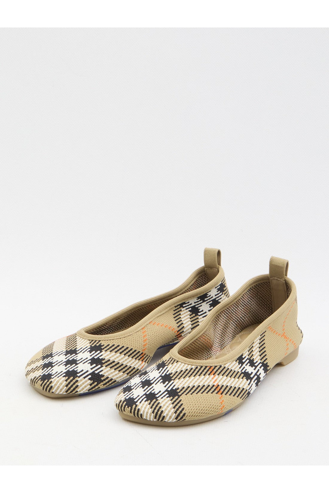 BURBERRY-OUTLET-SALE-Check Baby ballerinas-ARCHIVIST