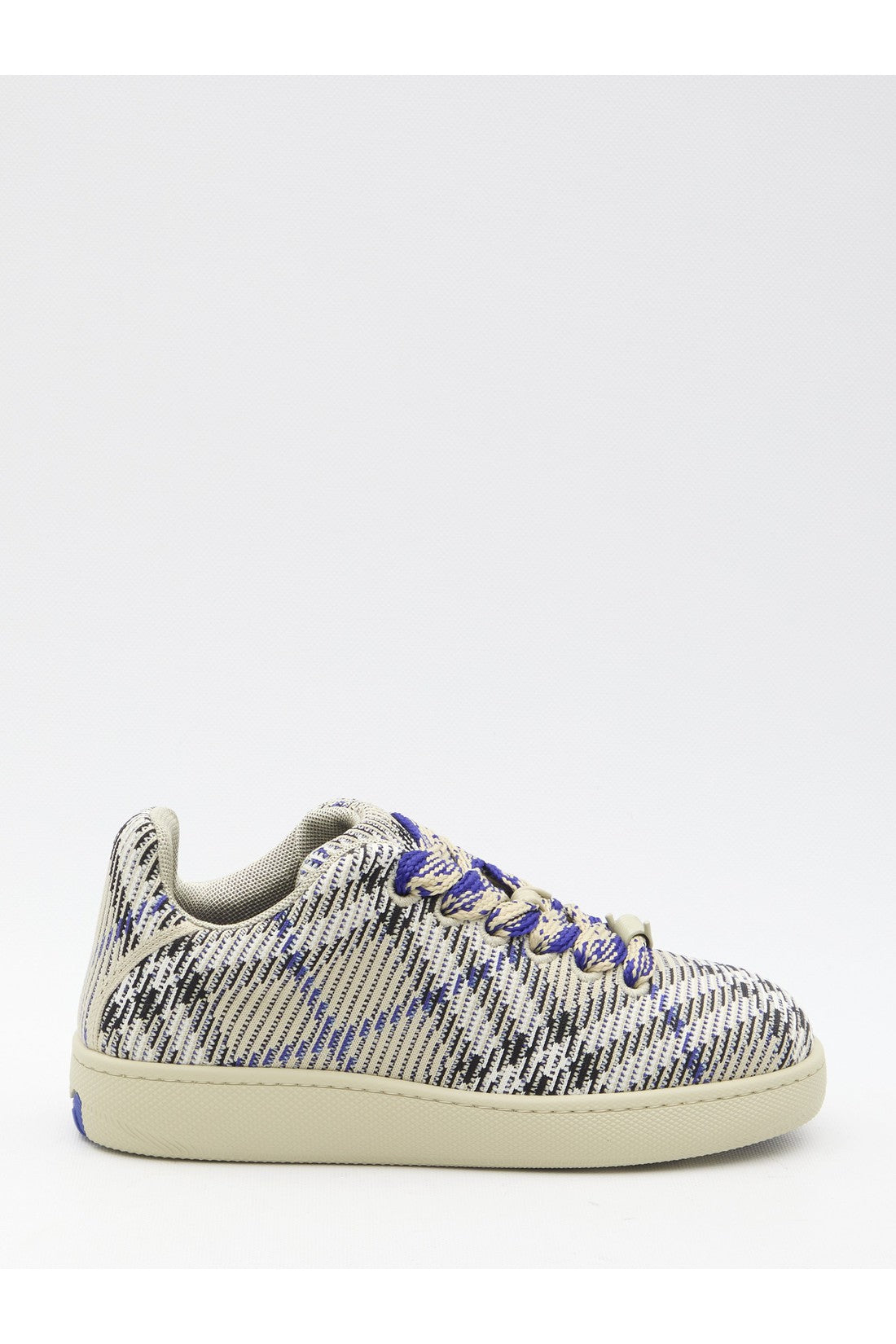 BURBERRY-OUTLET-SALE-Check Knit Box sneakers-ARCHIVIST