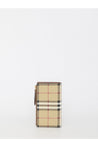 BURBERRY-OUTLET-SALE-Check Medium Bi-fold wallet-ARCHIVIST