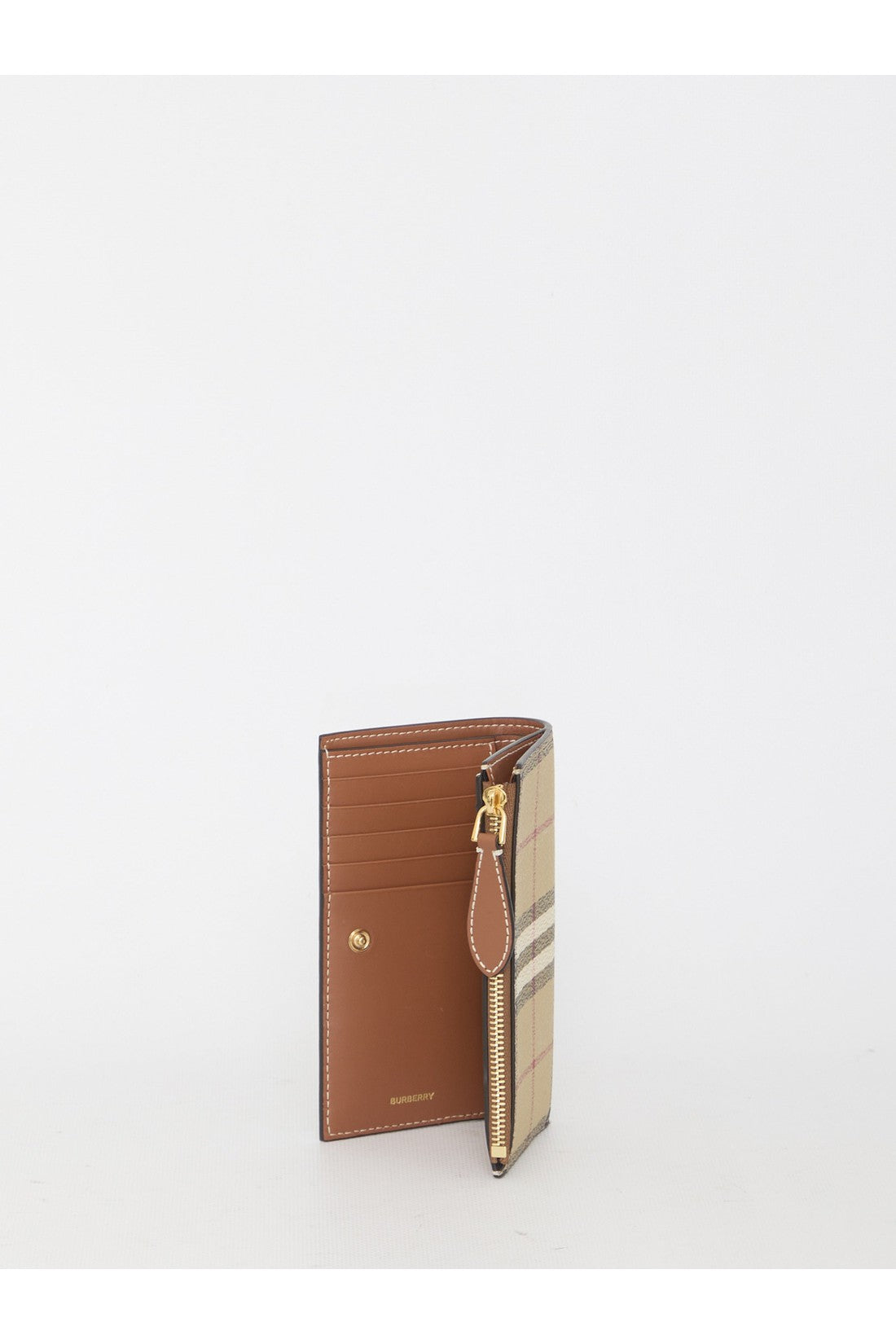 BURBERRY-OUTLET-SALE-Check Medium Bi-fold wallet-ARCHIVIST