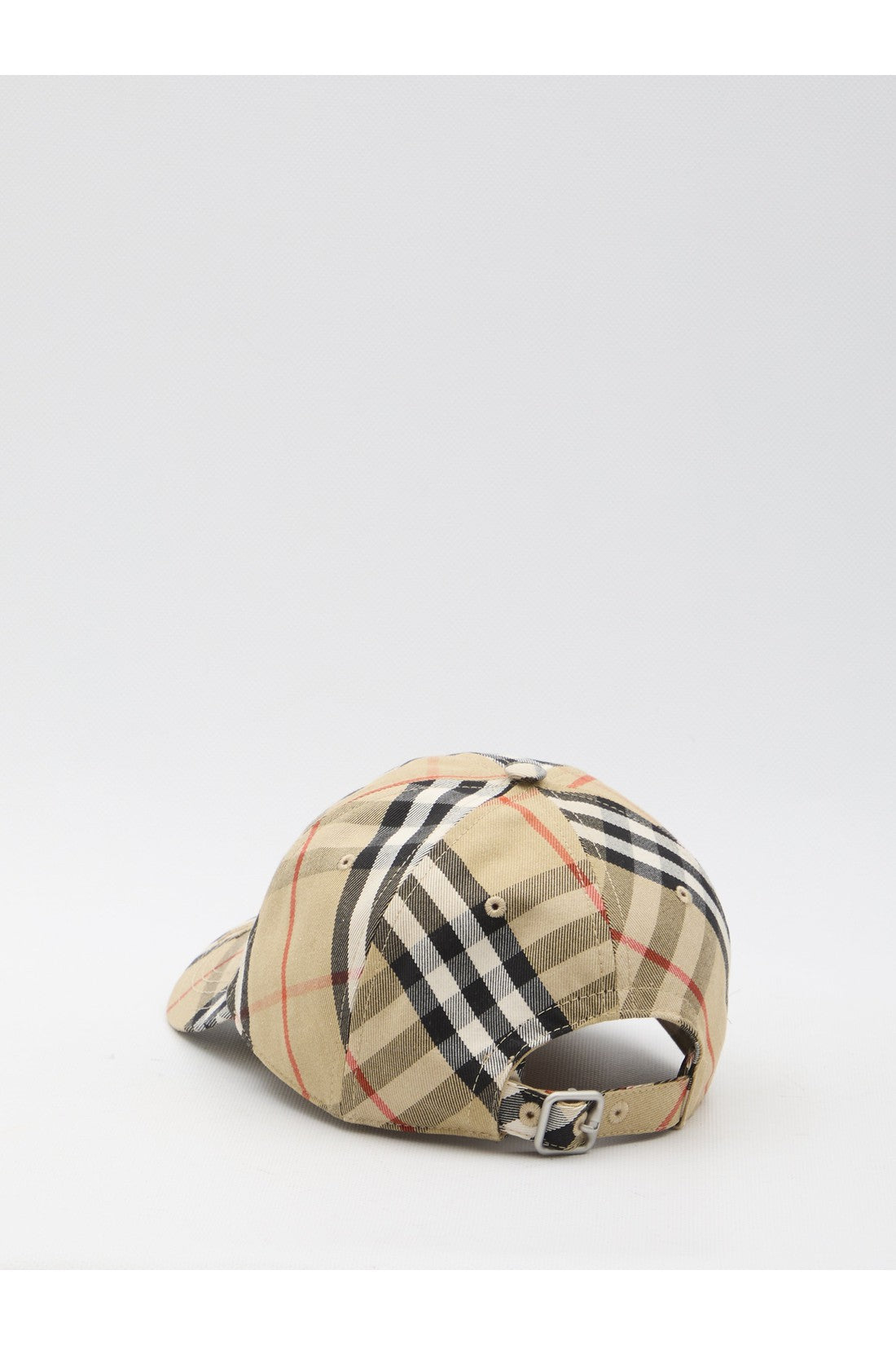 BURBERRY-OUTLET-SALE-Check baseball cap-ARCHIVIST