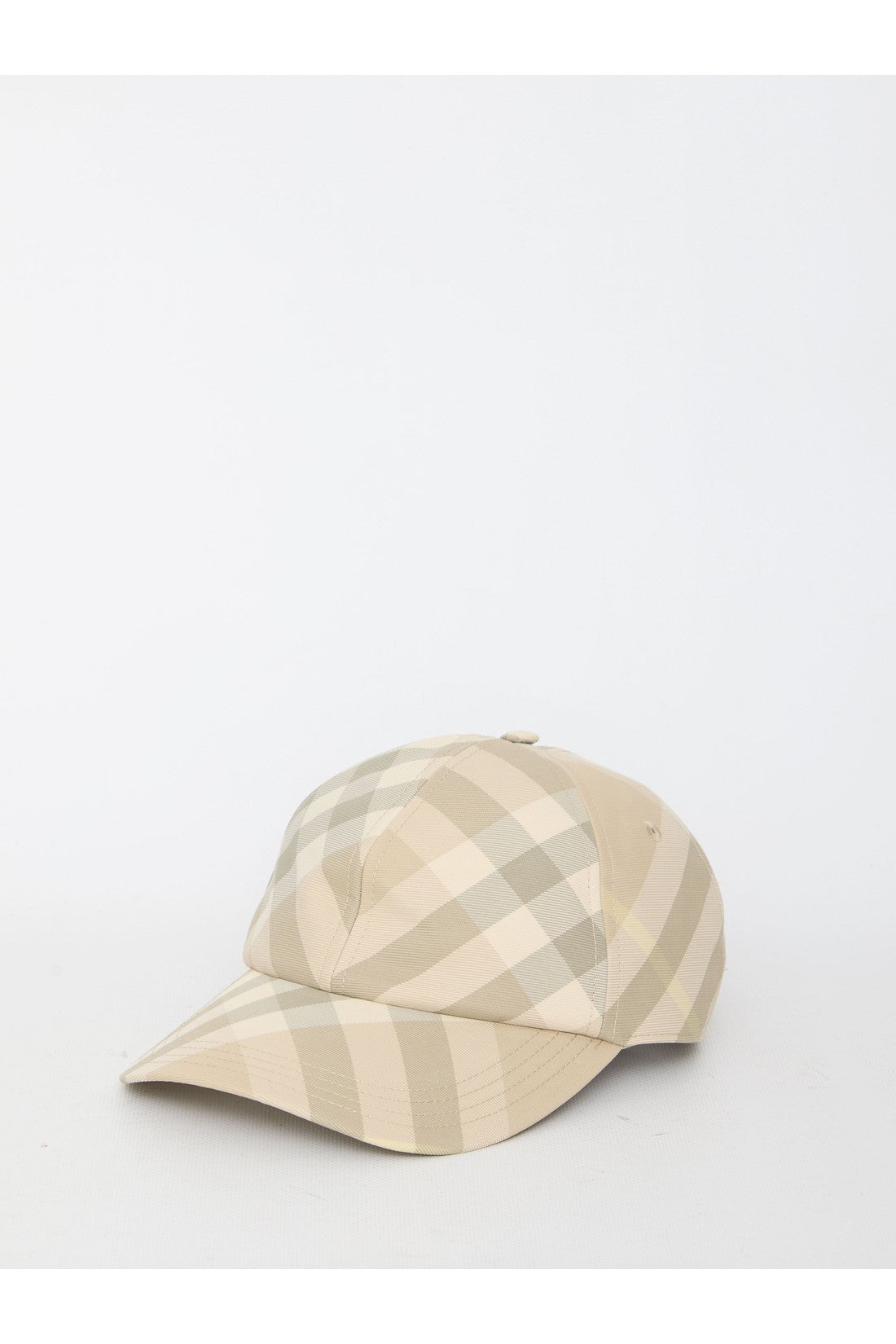 BURBERRY-OUTLET-SALE-Check baseball hat-ARCHIVIST