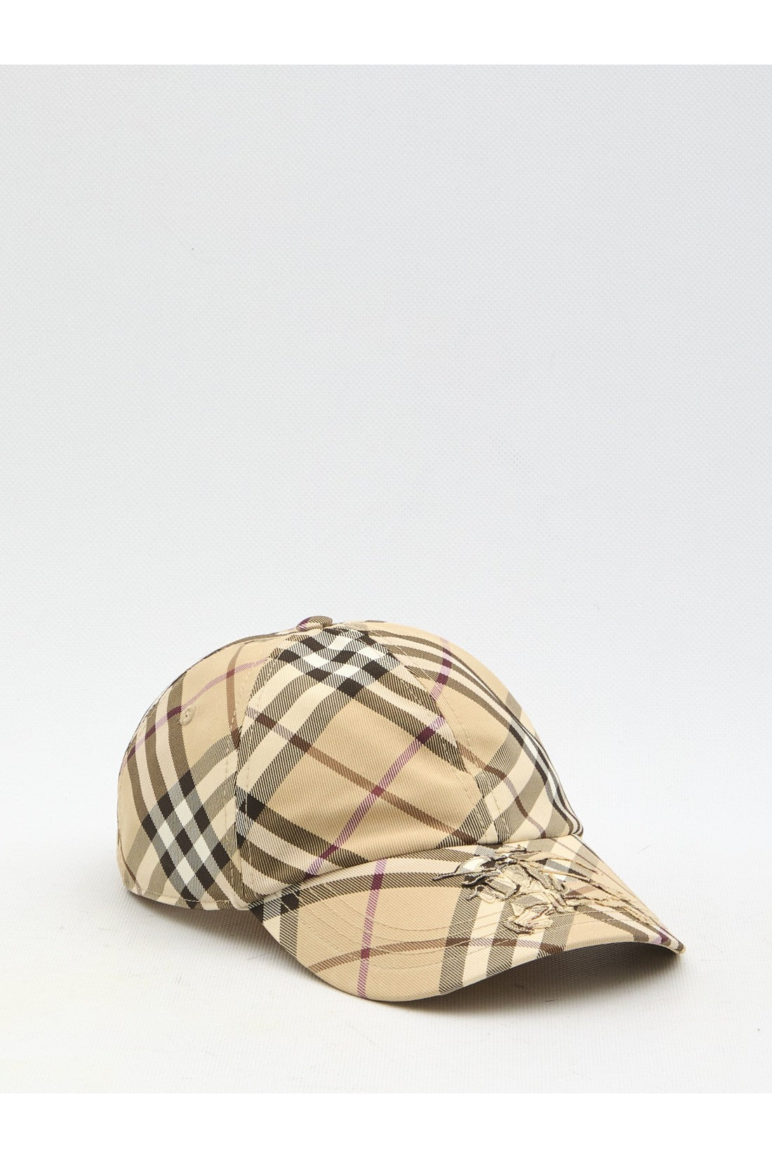 Burberry-OUTLET-SALE-Check baseball hat-ARCHIVIST