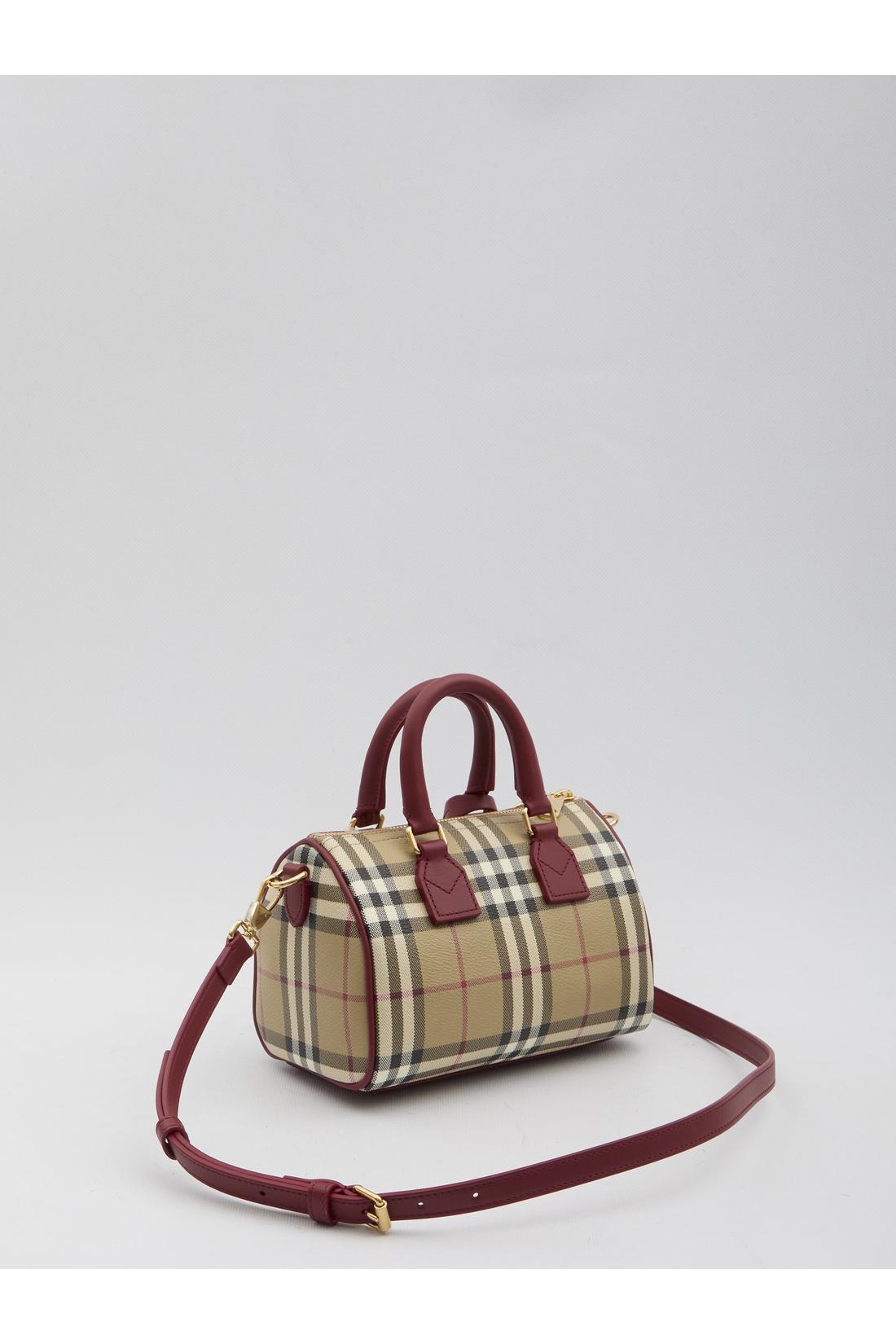 Burberry-OUTLET-SALE-Check bowling bag mini-ARCHIVIST