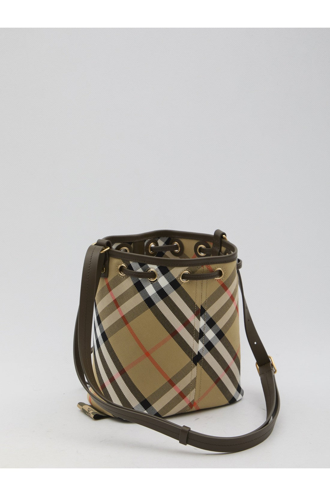 Burberry-OUTLET-SALE-Check bucket bag-ARCHIVIST