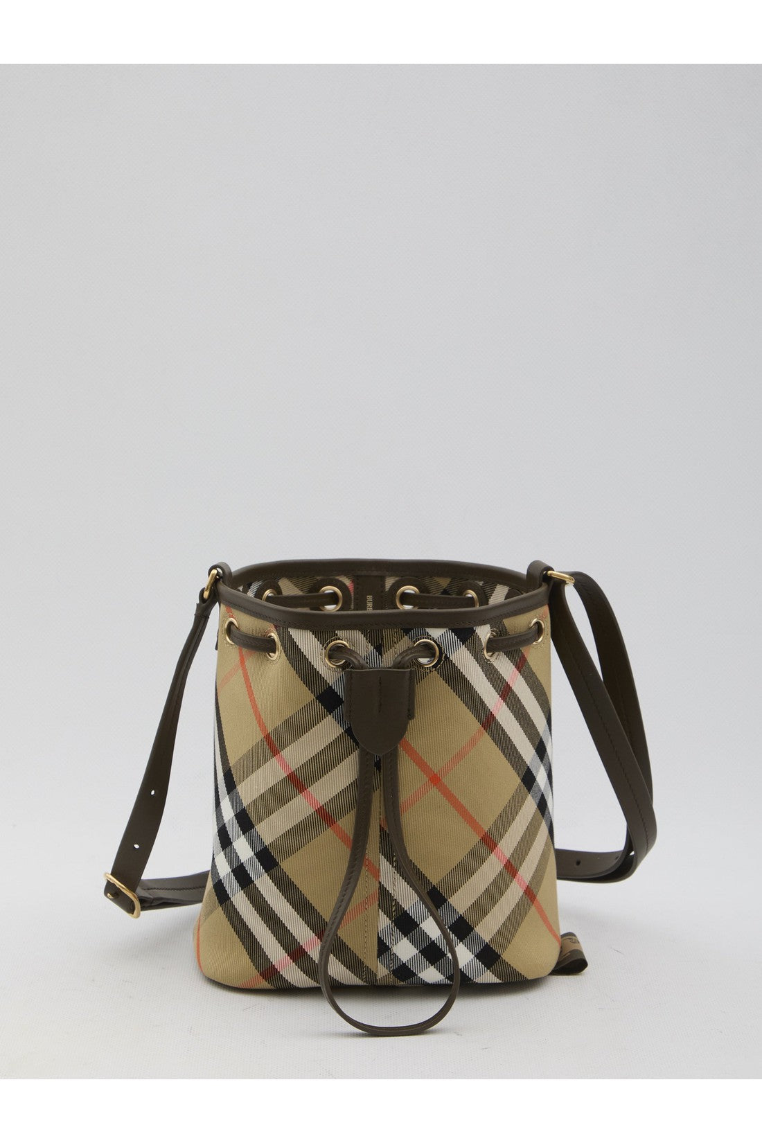 Burberry-OUTLET-SALE-Check bucket bag-ARCHIVIST