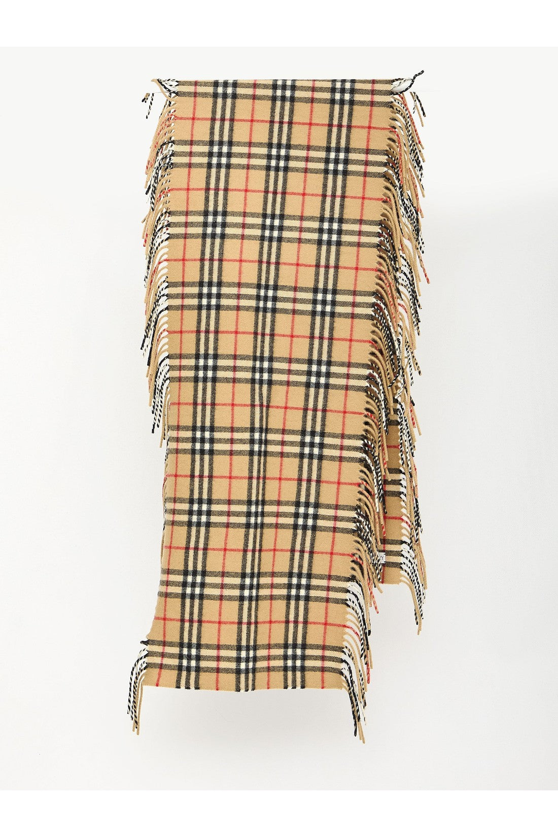 BURBERRY-OUTLET-SALE-Check cashmere scarf-ARCHIVIST