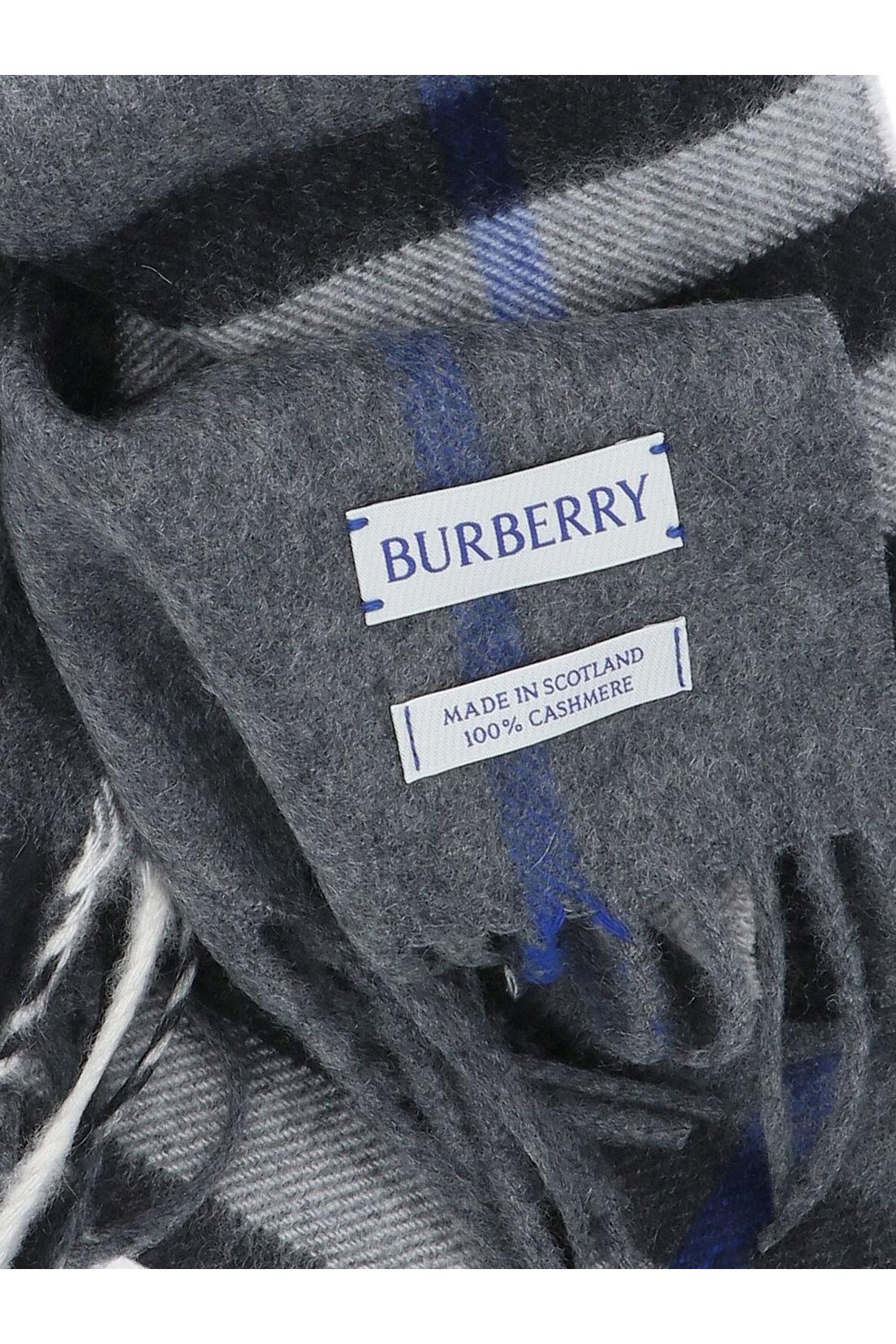 Burberry-OUTLET-SALE-Check cashmere scarf-ARCHIVIST
