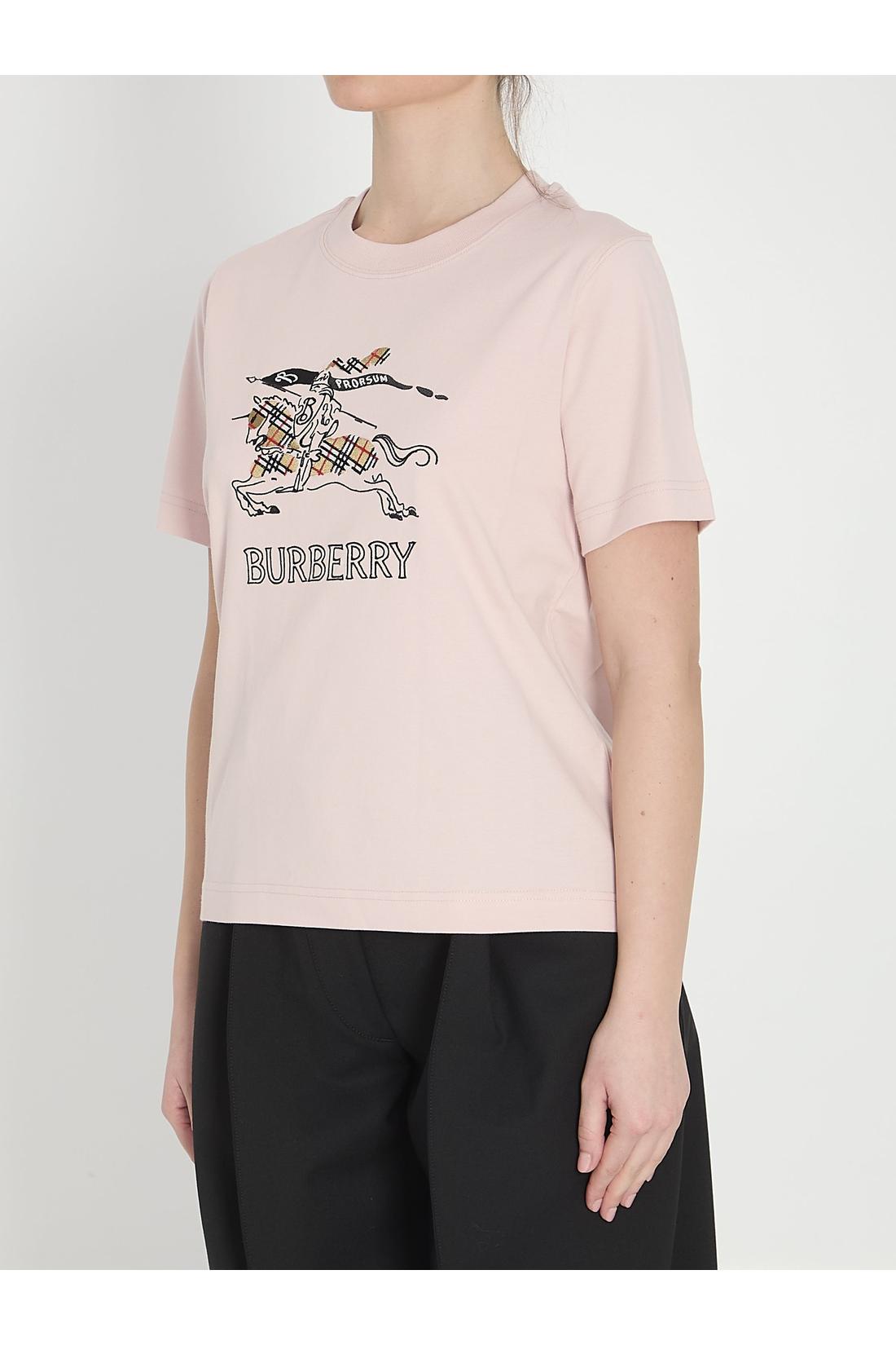 Burberry-OUTLET-SALE-Check cotton t-shirt-ARCHIVIST