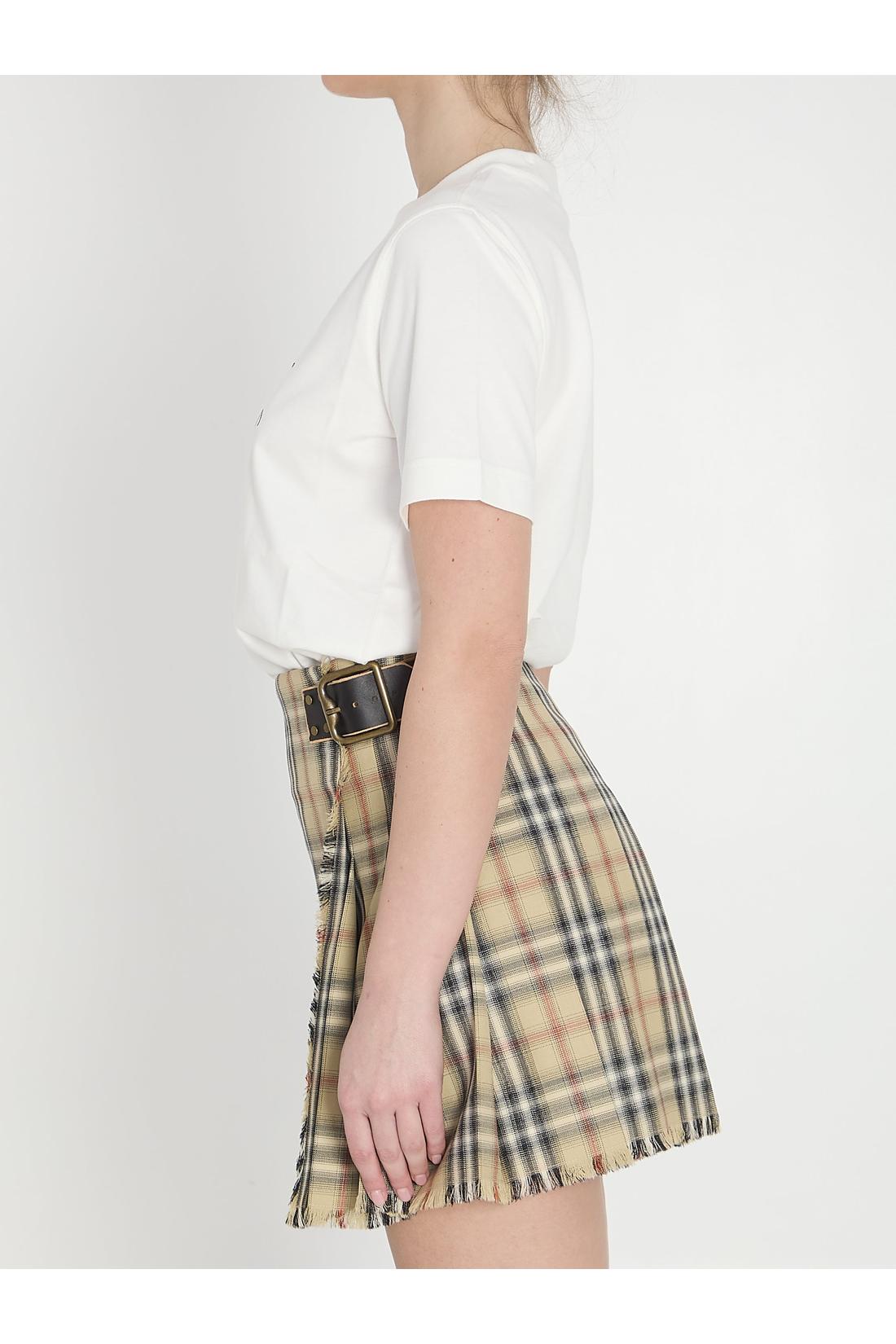 Burberry-OUTLET-SALE-Check cotton t-shirt-ARCHIVIST