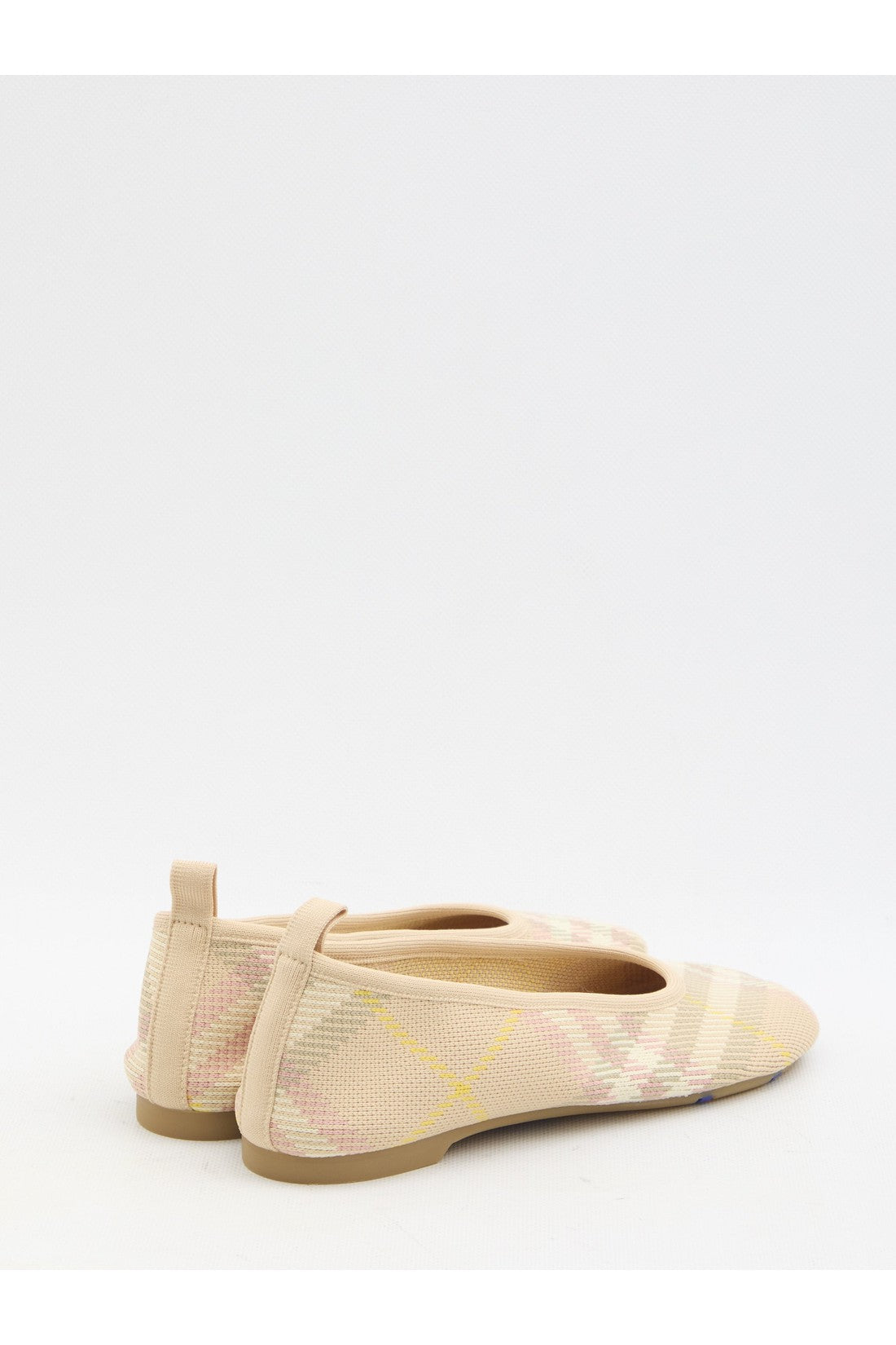 Burberry-OUTLET-SALE-Check knit Baby ballerinas-ARCHIVIST