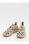 BURBERRY-OUTLET-SALE-Check knit Neptune sneakers-ARCHIVIST