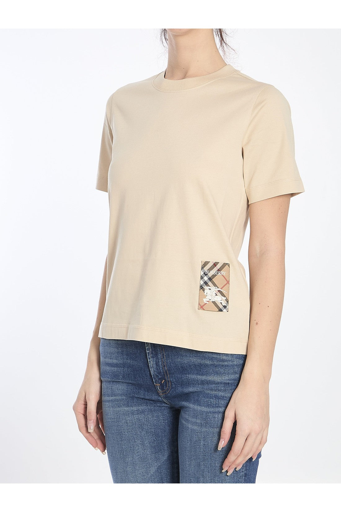 Burberry-OUTLET-SALE-Check label t-shirt-ARCHIVIST