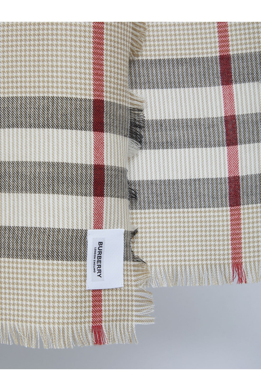 BURBERRY-OUTLET-SALE-Check motif scarf-ARCHIVIST