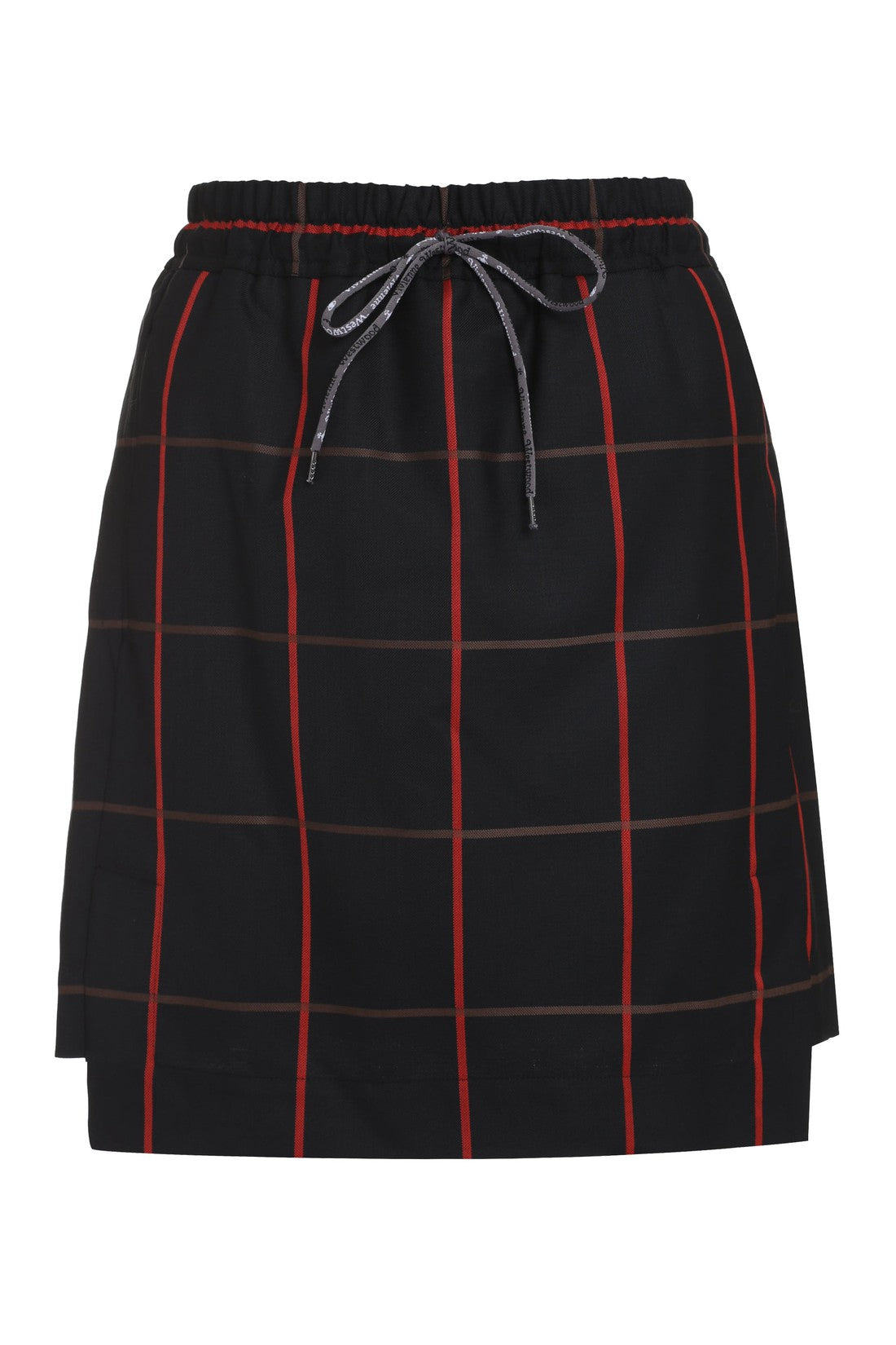 Vivienne Westwood-OUTLET-SALE-Check pattern wool skirt-ARCHIVIST