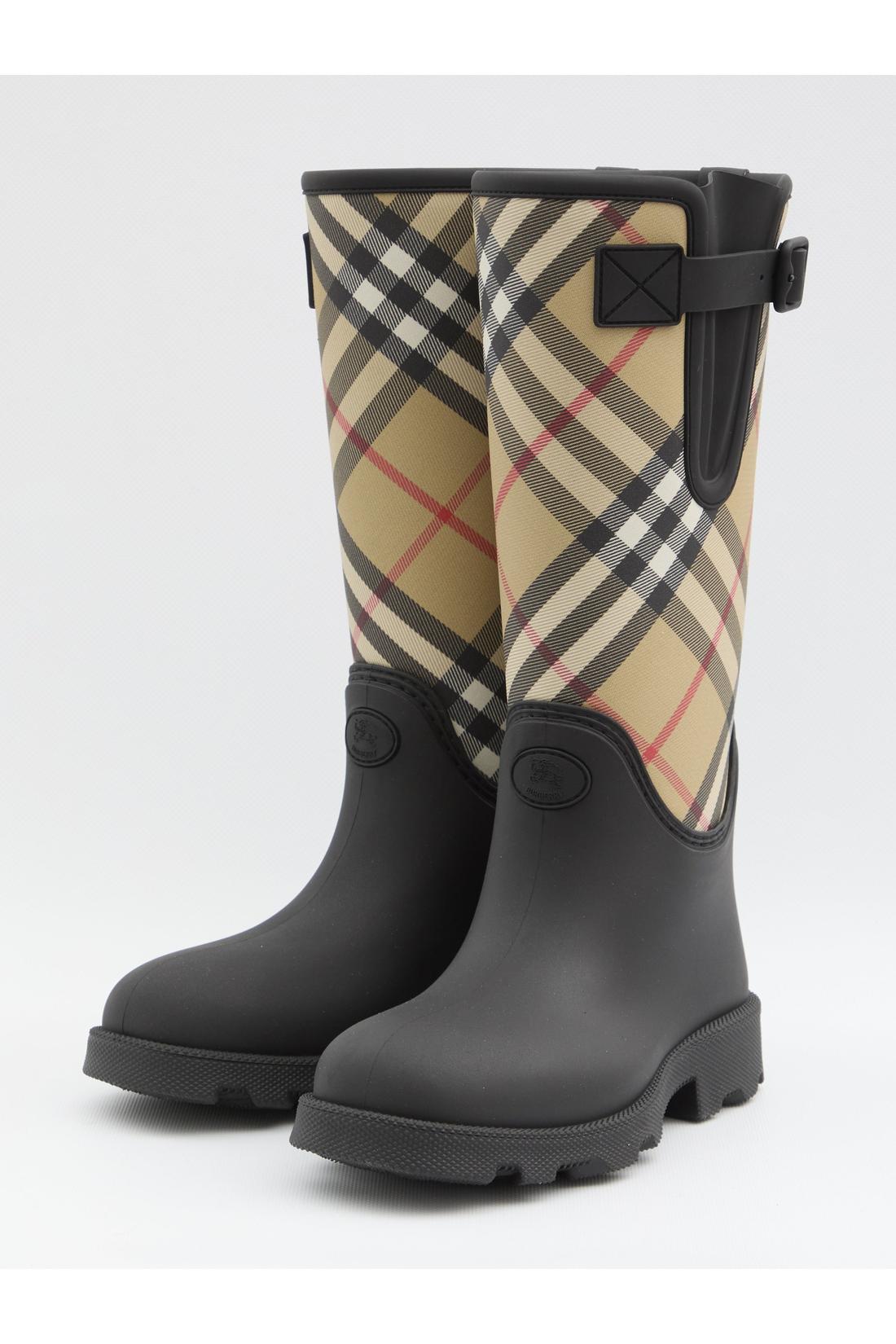 Burberry-OUTLET-SALE-Check rainboots-ARCHIVIST