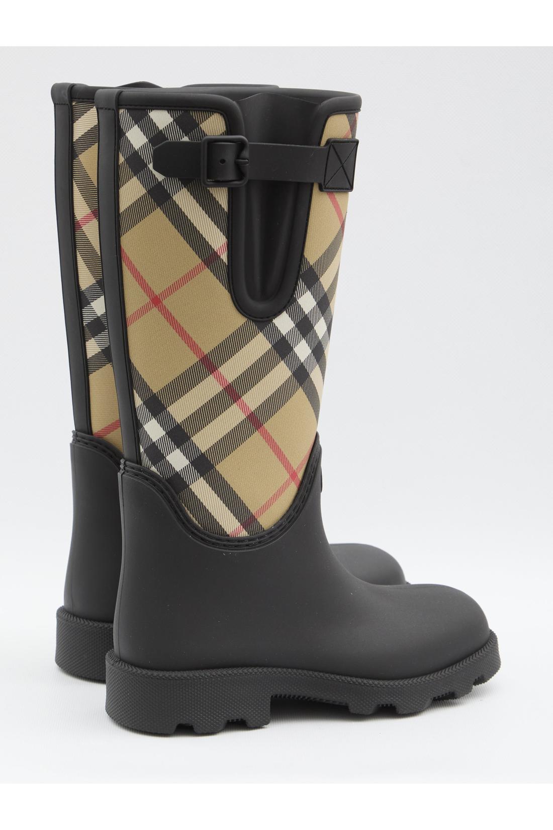 Burberry-OUTLET-SALE-Check rainboots-ARCHIVIST