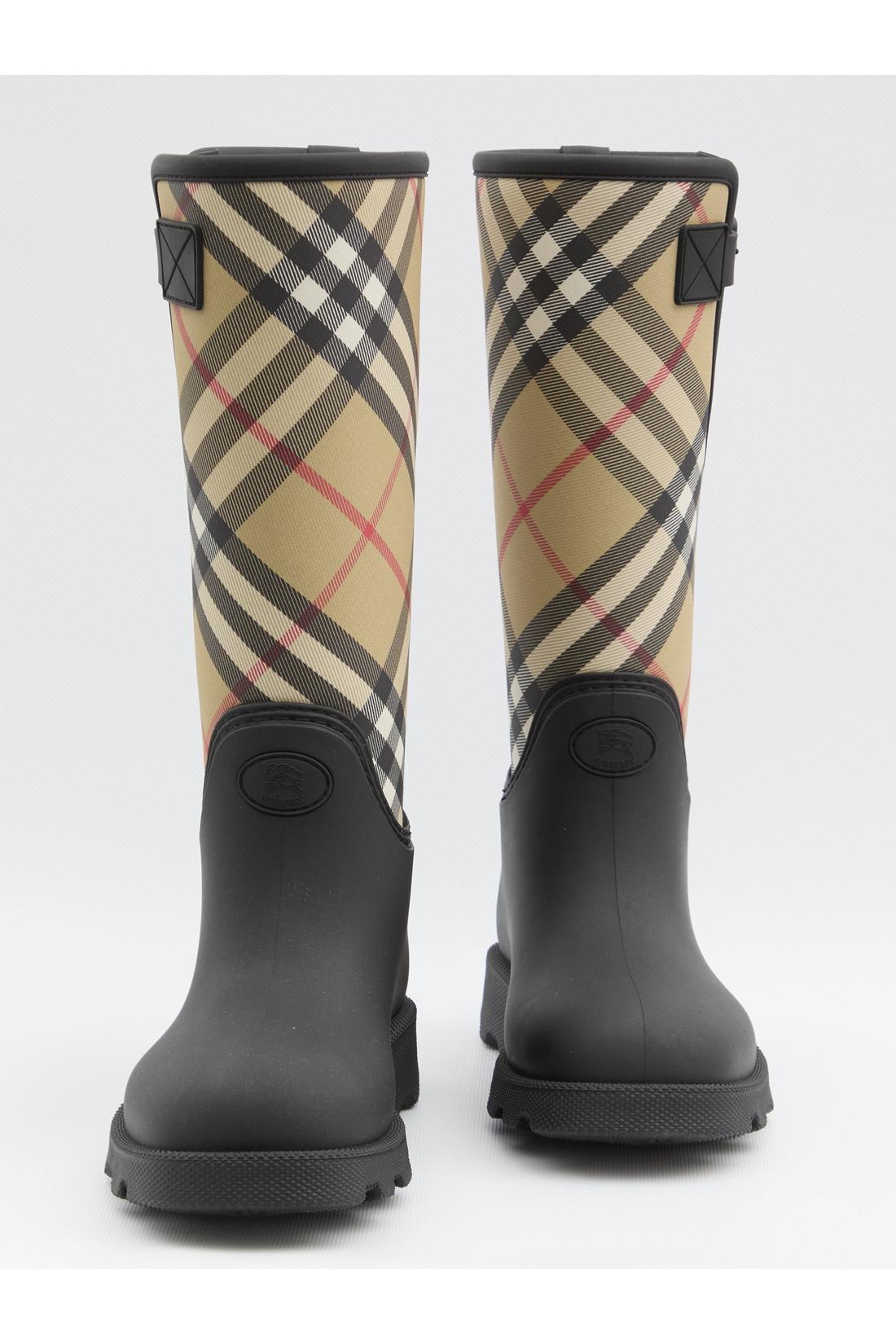 Burberry-OUTLET-SALE-Check rainboots-ARCHIVIST