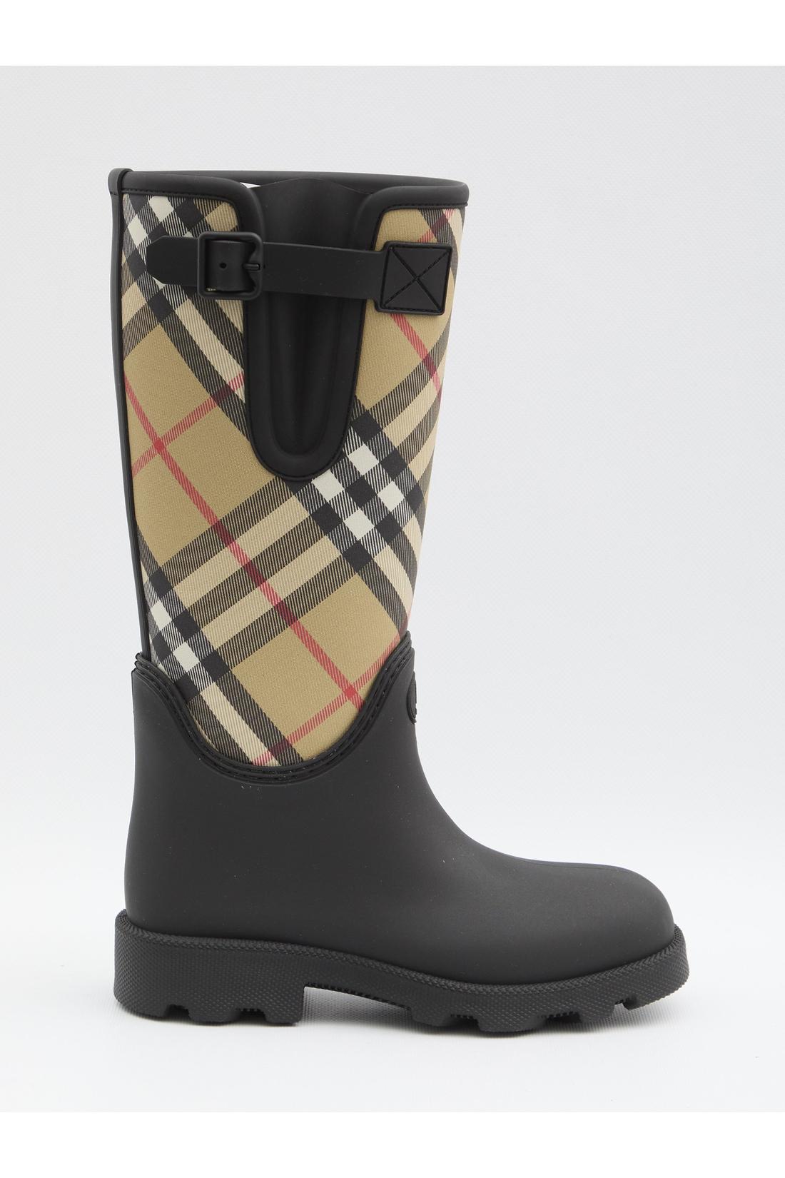 Burberry-OUTLET-SALE-Check rainboots-ARCHIVIST
