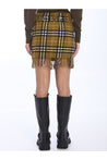 BURBERRY-OUTLET-SALE-Check scarf skirt-ARCHIVIST