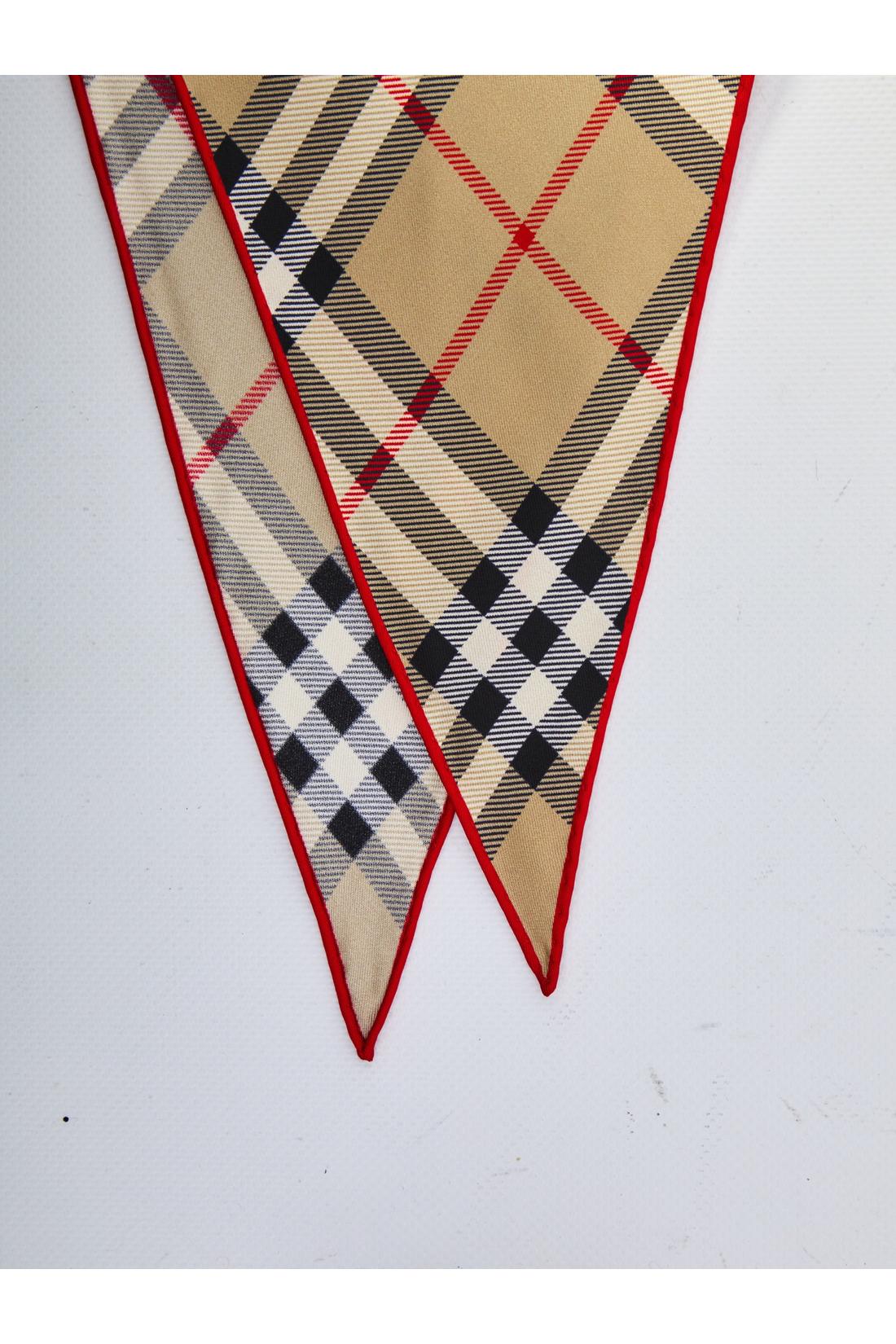 Burberry-OUTLET-SALE-Check silk scarf-ARCHIVIST