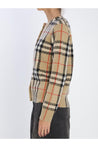 Burberry-OUTLET-SALE-Check wool and cashmere cardigan-ARCHIVIST