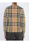 Burberry-OUTLET-SALE-Check wool and cashmere cardigan-ARCHIVIST