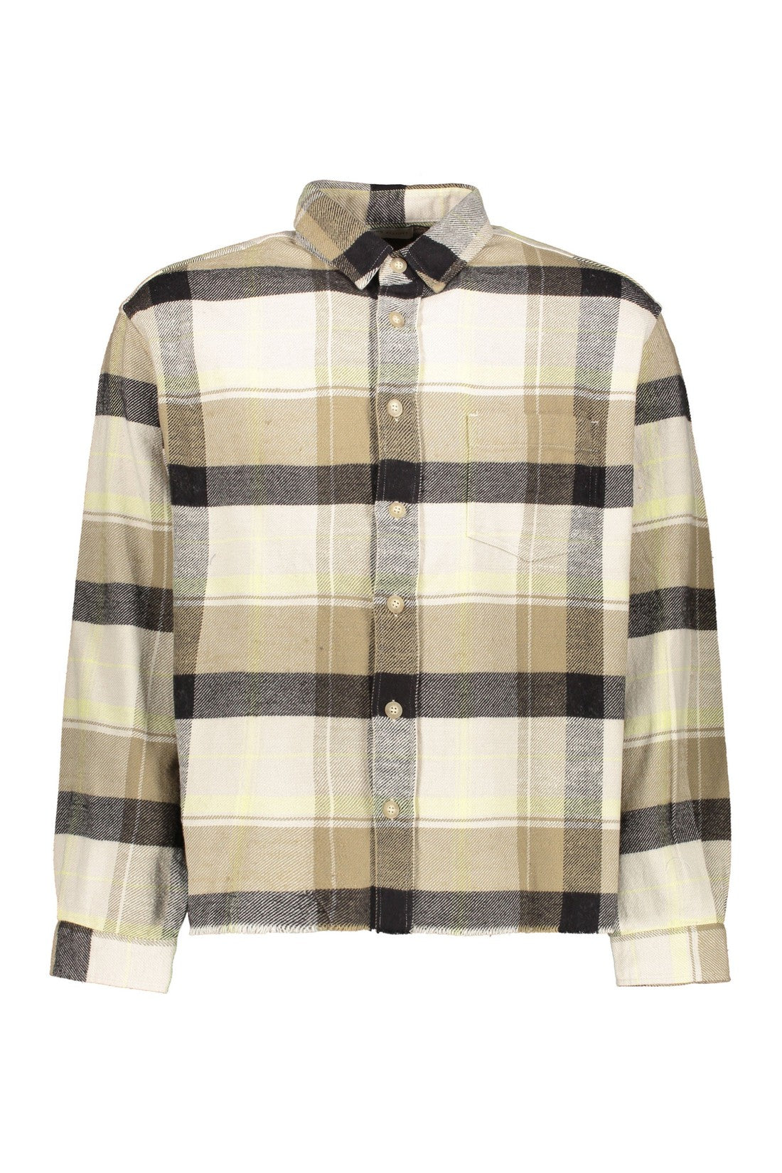 John Elliot-OUTLET-SALE-Checked cotton shirt-ARCHIVIST